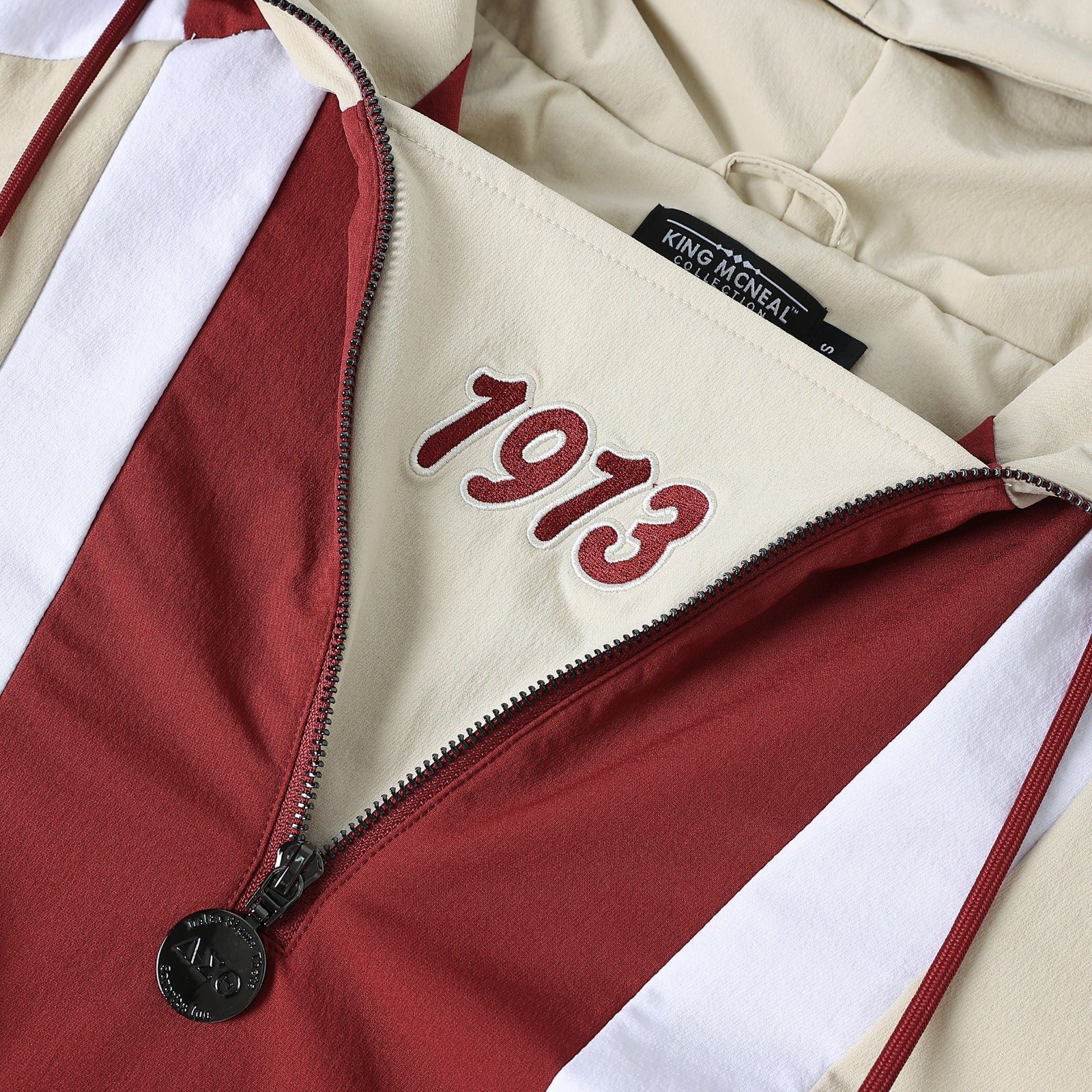 Delta Cream Windbreaker Tech Pullover (Unisex)