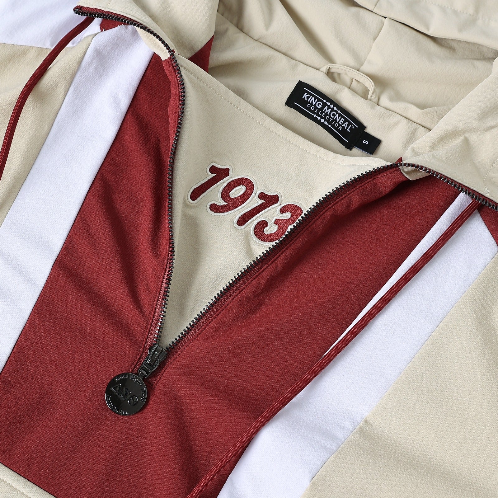 Delta Cream Windbreaker Tech Pullover (Unisex)