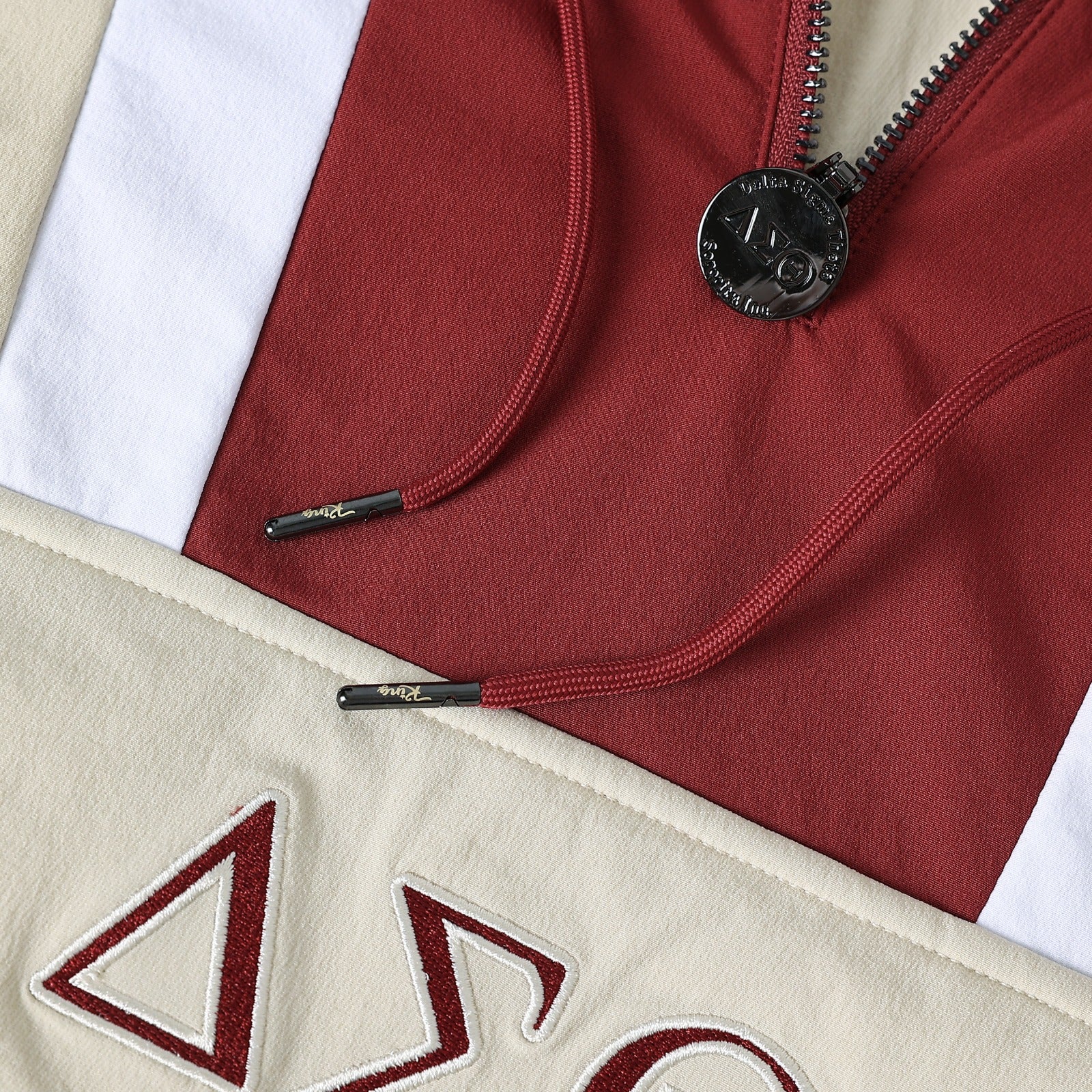 Delta Cream Windbreaker Tech Pullover (Unisex)