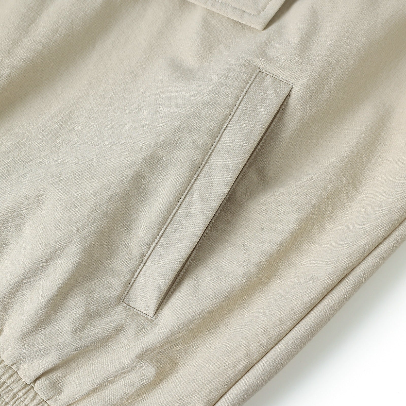 Delta Cream Windbreaker Tech Pullover (Unisex)