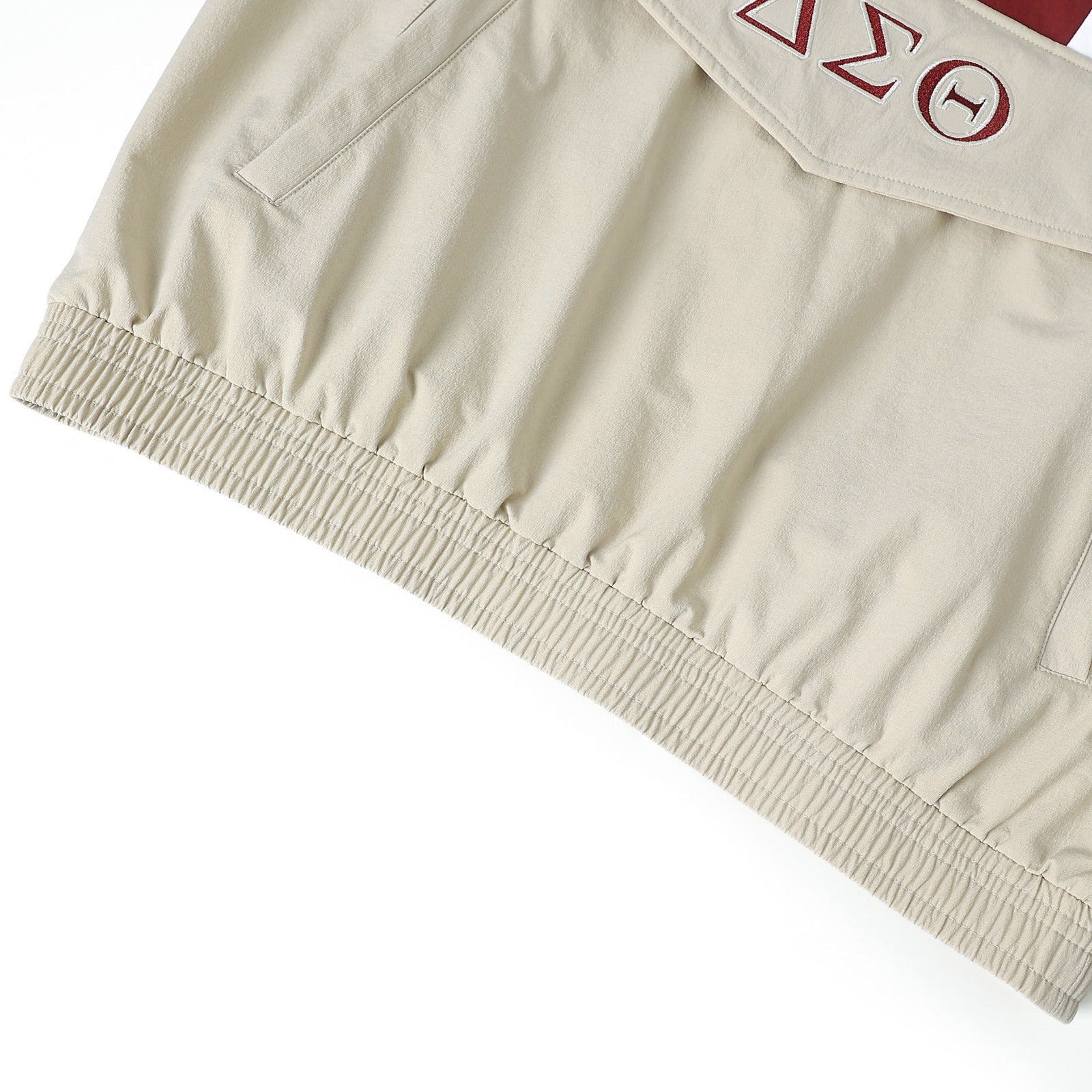 Delta Cream Windbreaker Tech Pullover (Unisex)
