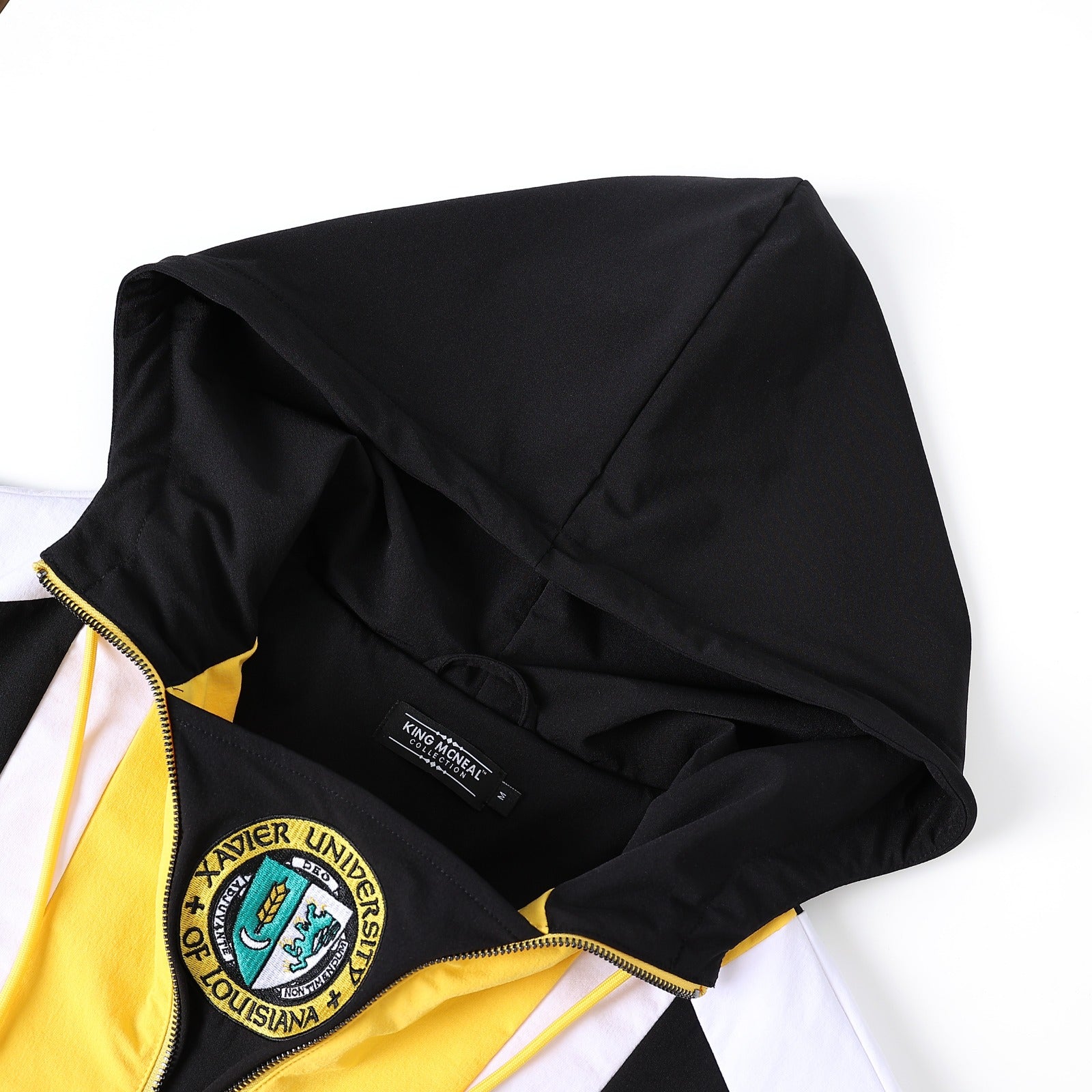 Xavier Black Windbreaker Tech Pullover