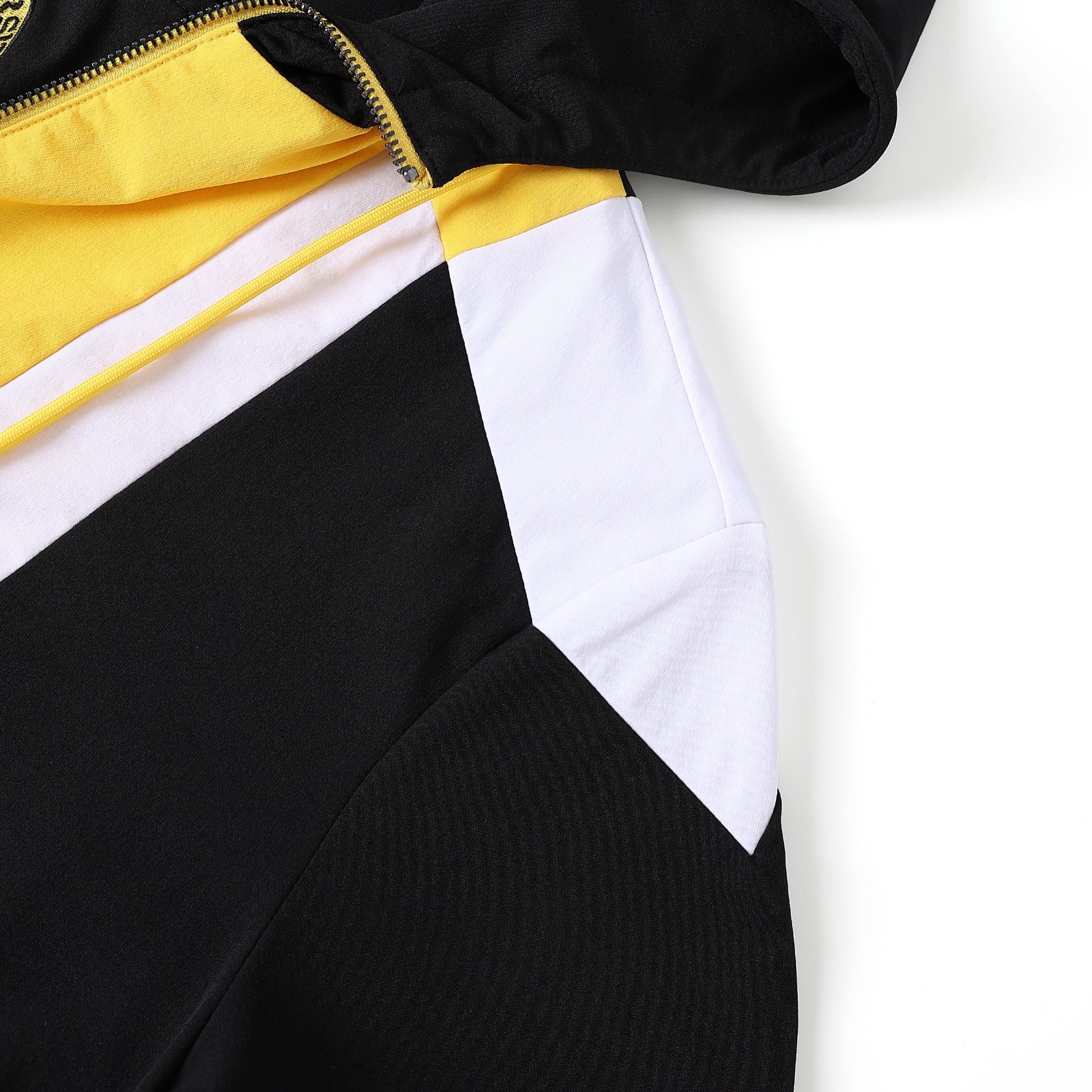 Xavier Black Windbreaker Tech Pullover