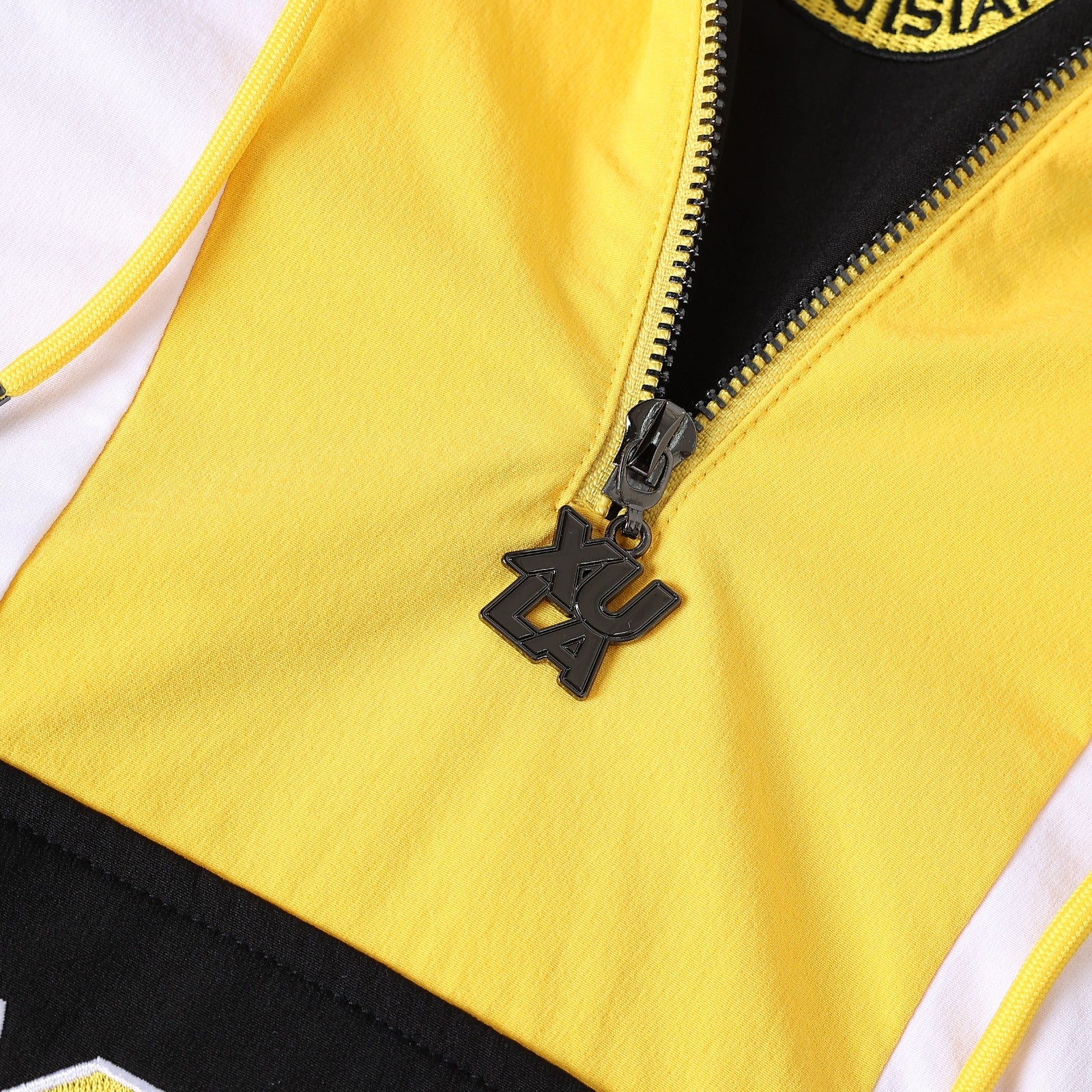 Xavier Black Windbreaker Tech Pullover