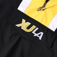 Xavier Black Windbreaker Tech Pullover