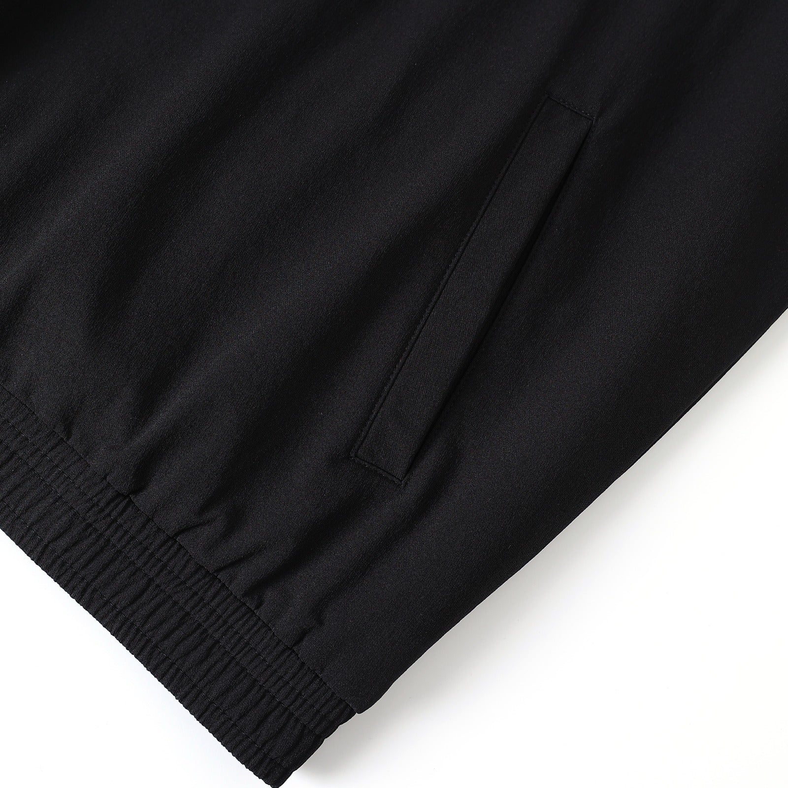 Xavier Black Windbreaker Tech Pullover