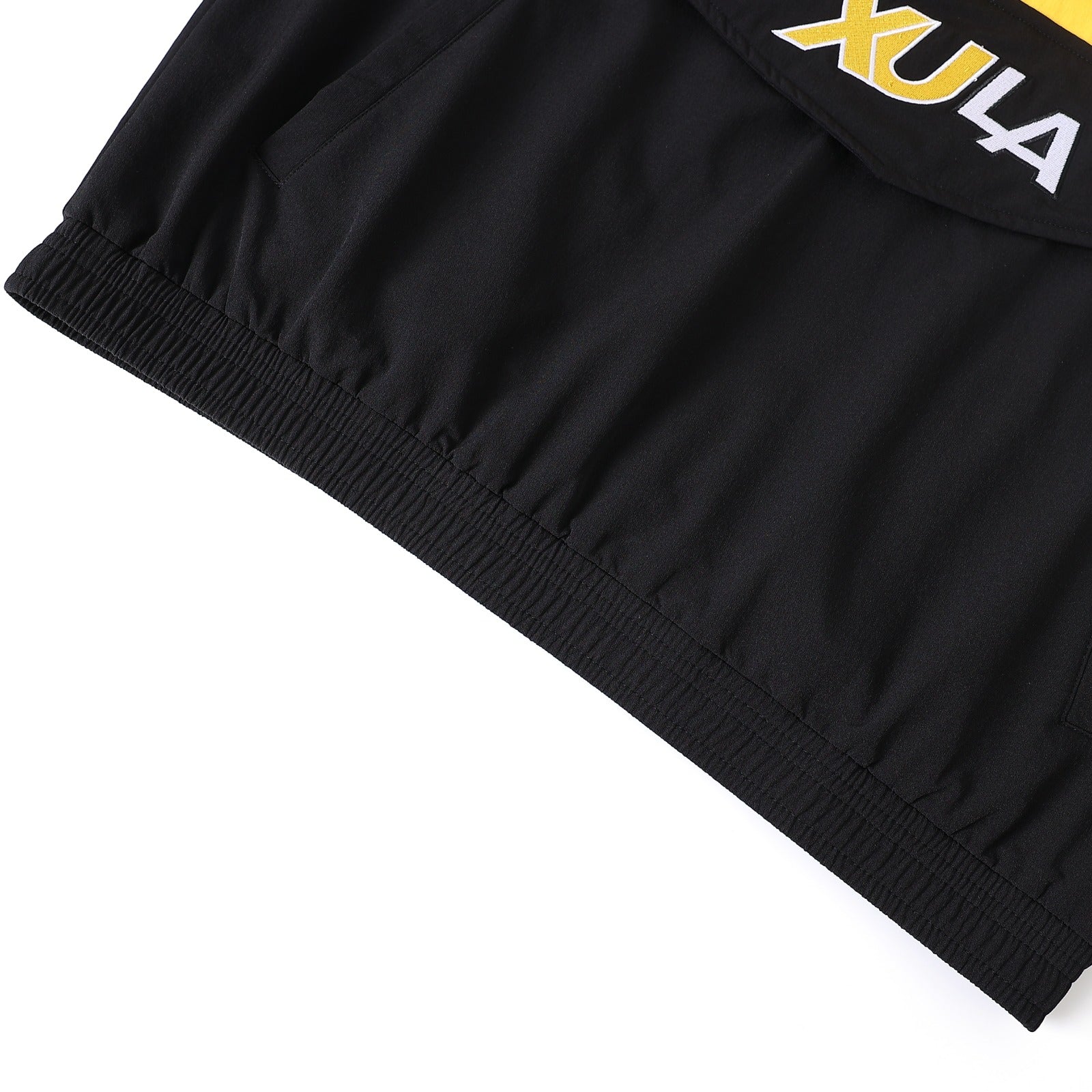 Xavier Black Windbreaker Tech Pullover