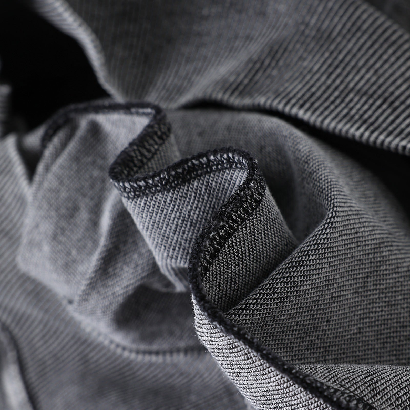 Zeta Black Denim Prep Unisex Hoodie