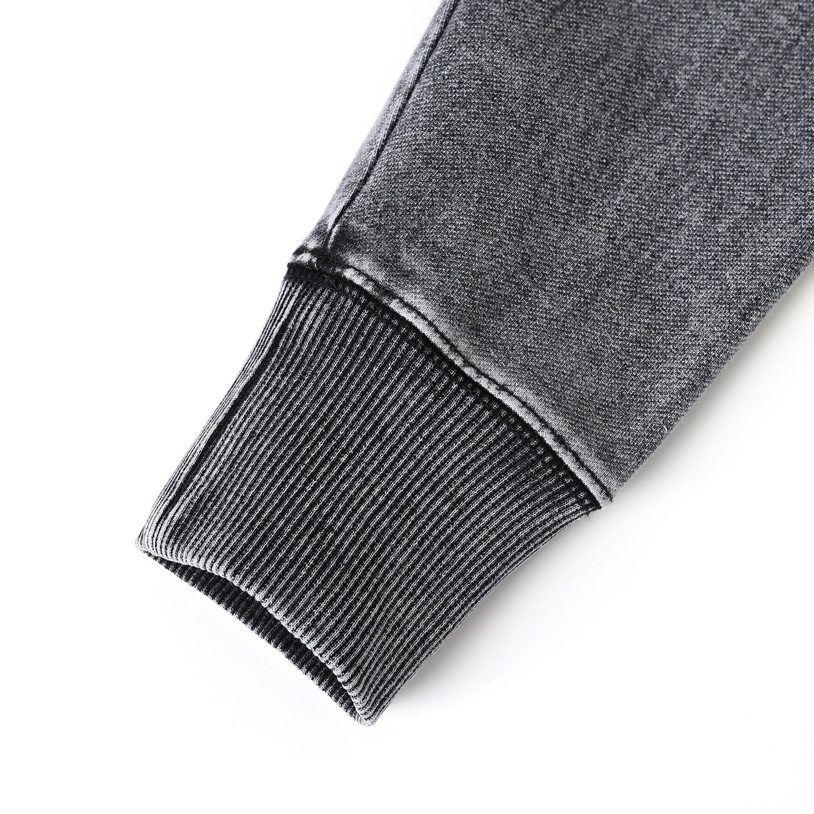 Zeta Black Denim Prep Unisex Hoodie
