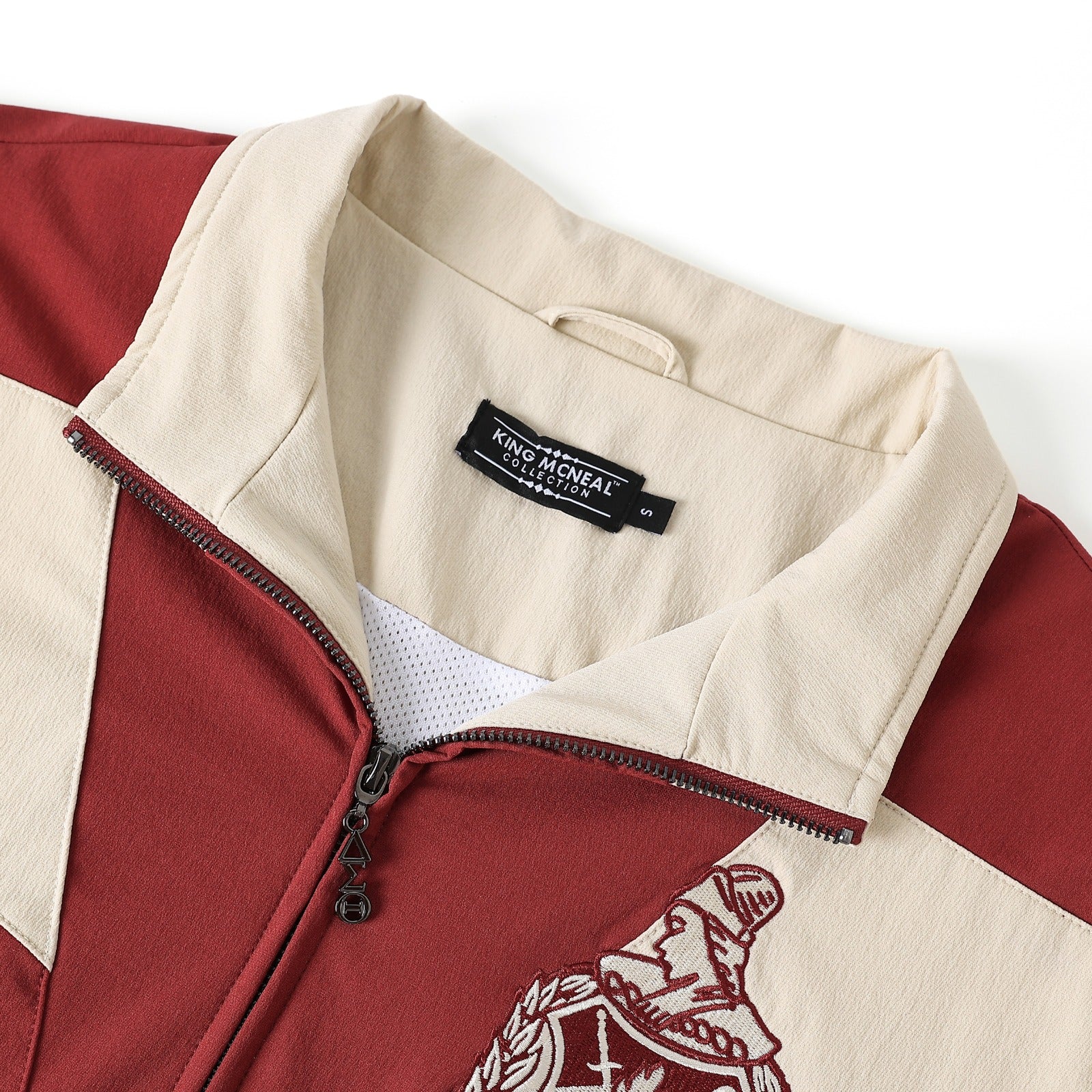 Delta Crimson Full Zip Windbreaker Tech Jacket (Unisex)