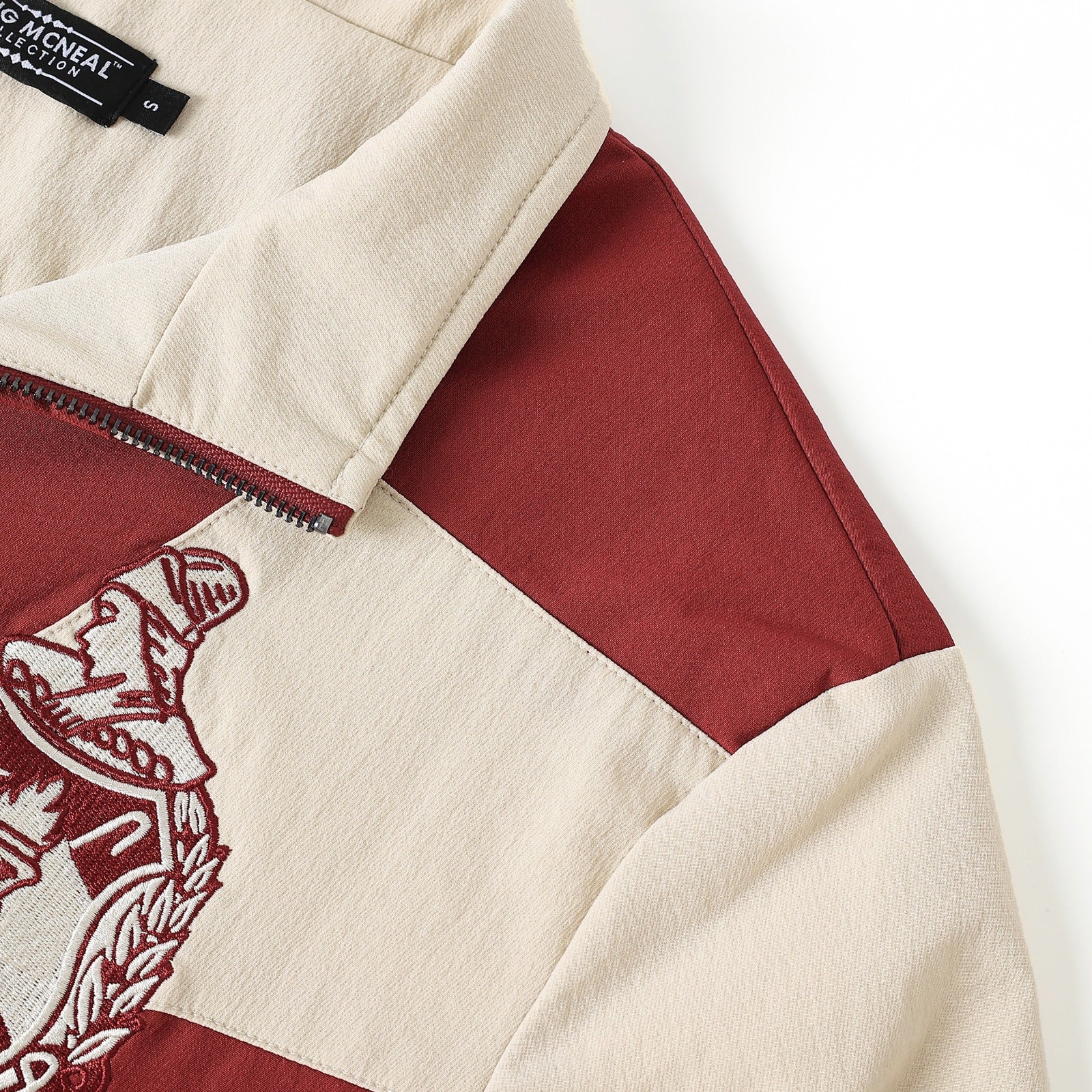 Delta Crimson Full Zip Windbreaker Tech Jacket (Unisex)