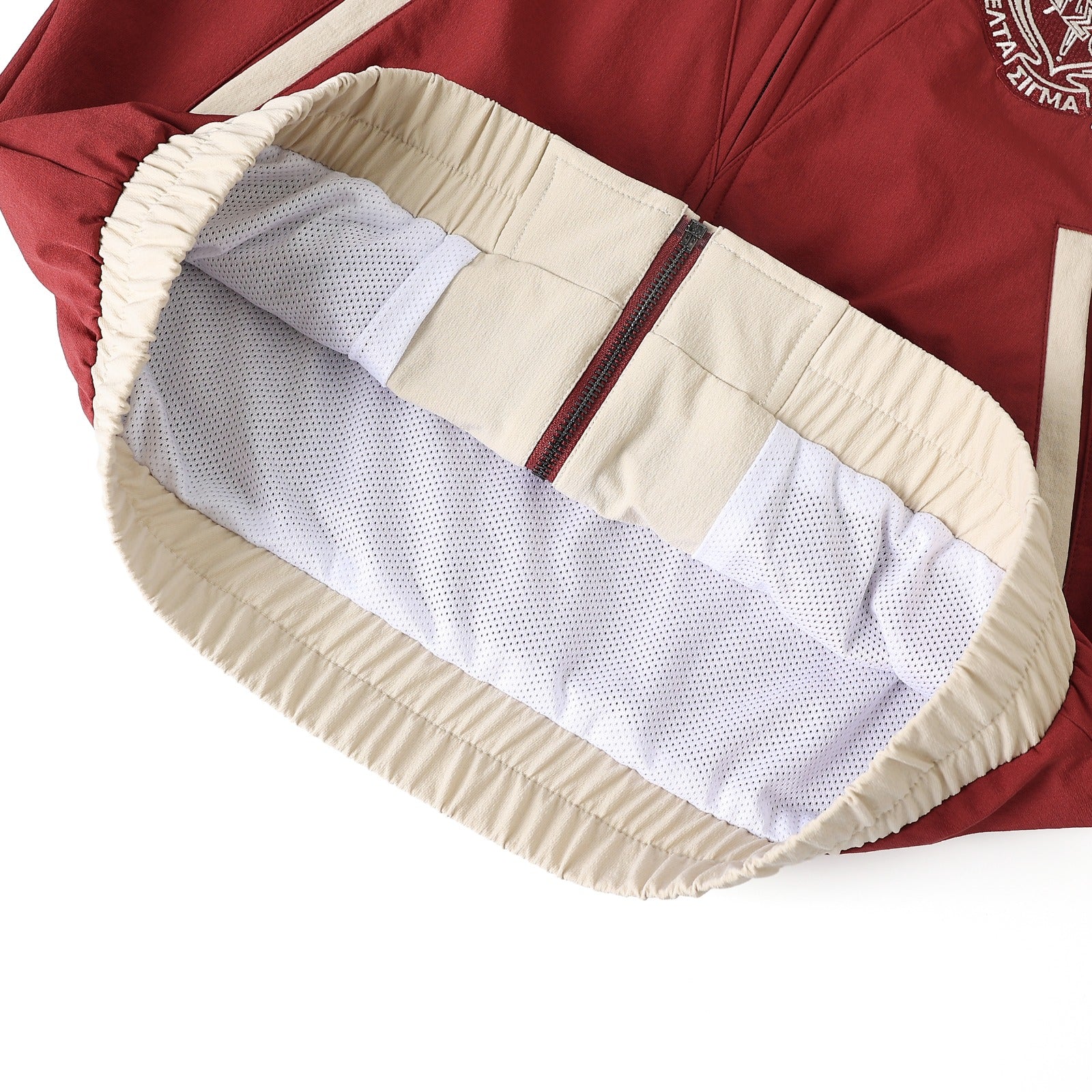 Delta Crimson Full Zip Windbreaker Tech Jacket (Unisex)
