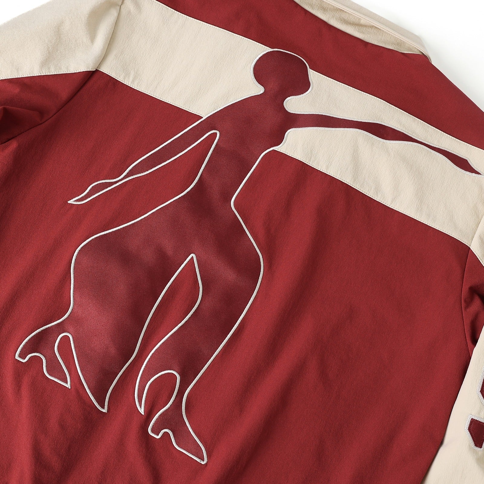 Delta Crimson Full Zip Windbreaker Tech Jacket (Unisex)