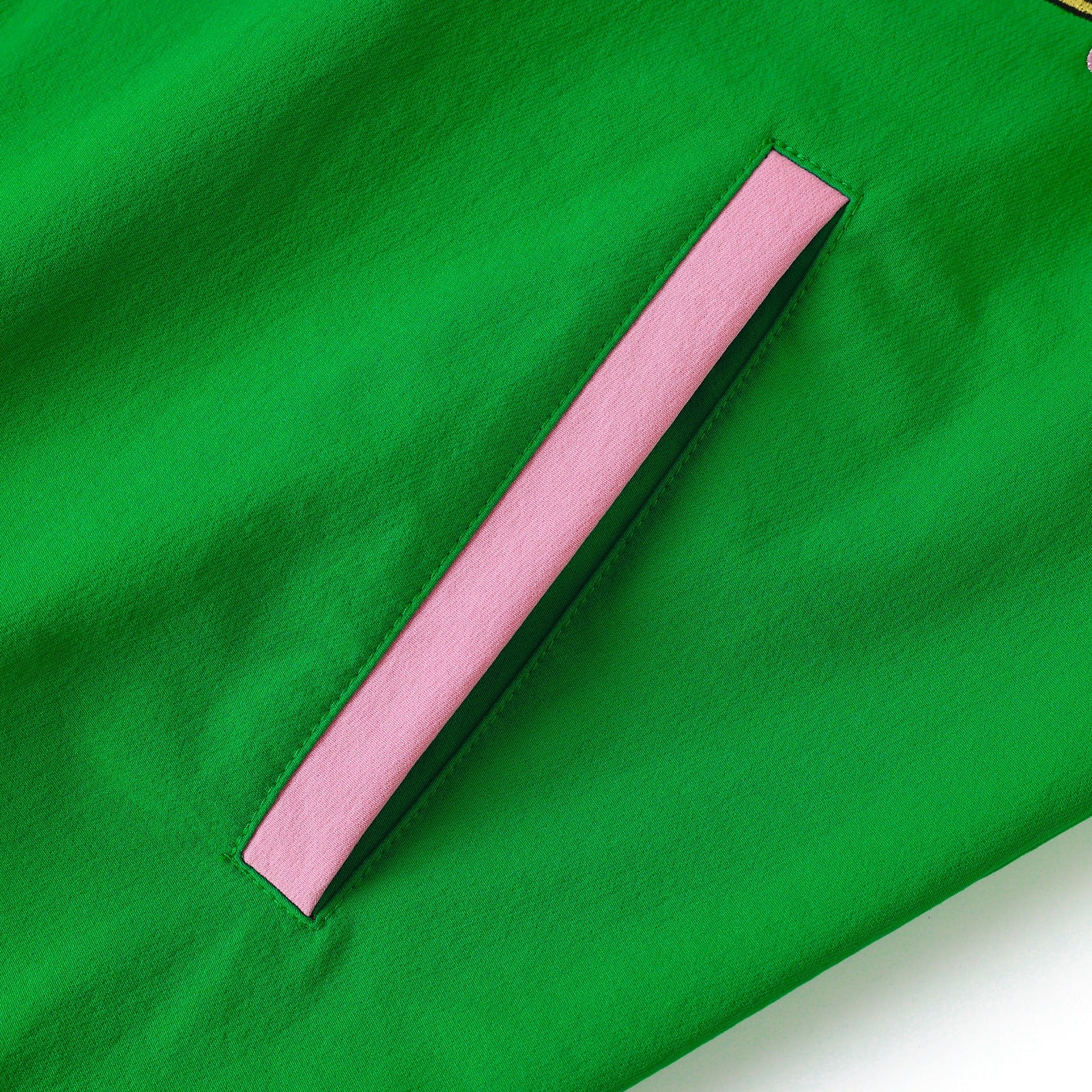 AKA Green Full Zip Windbreaker Tech Jacket (Unisex)