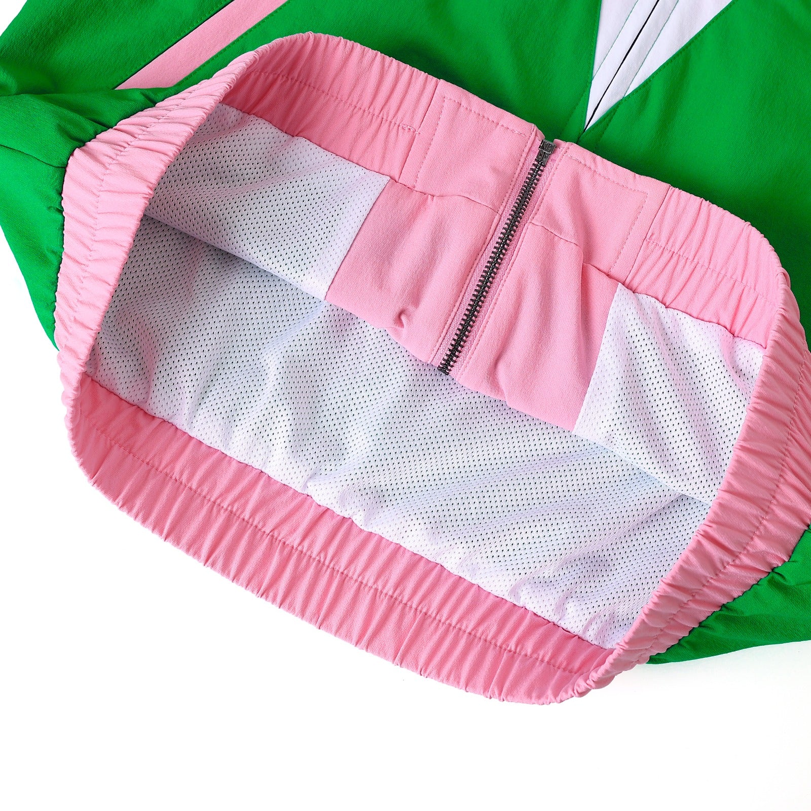 AKA Green Full Zip Windbreaker Tech Jacket (Unisex)