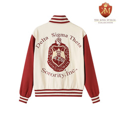 Delta cream 1913 Denim Bomber Jacket (Unisex)