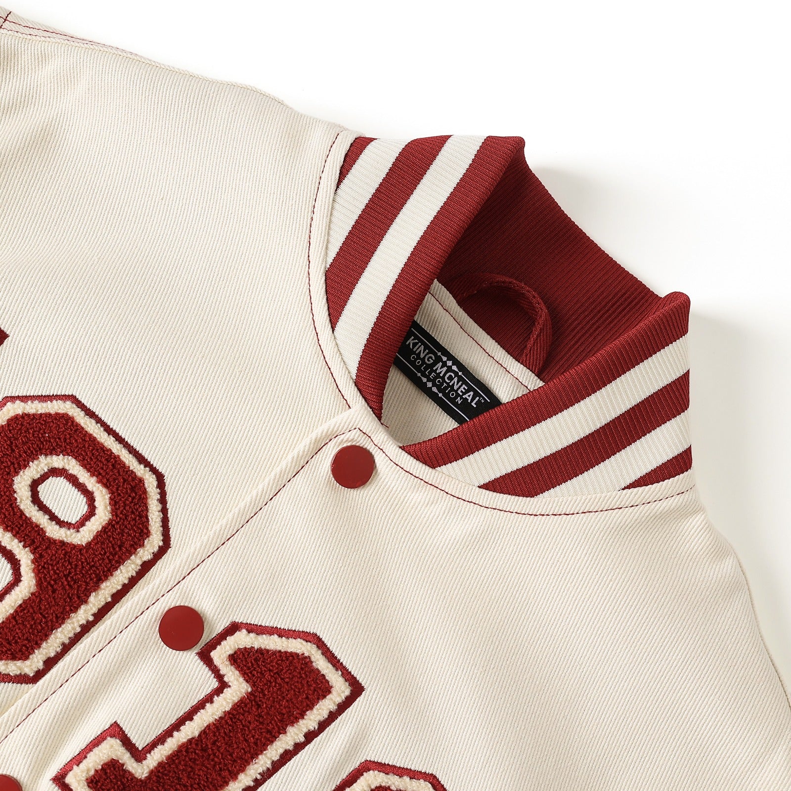 Delta cream 1913 Denim Bomber Jacket (Unisex)