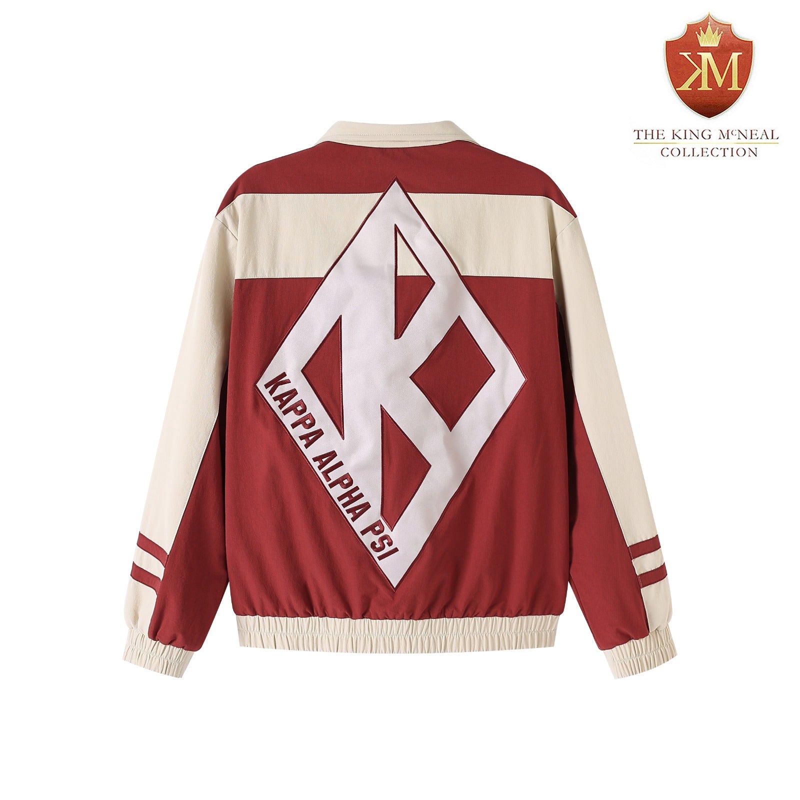 Kappa Crimson Full Zip Windbreaker Tech Jacket
