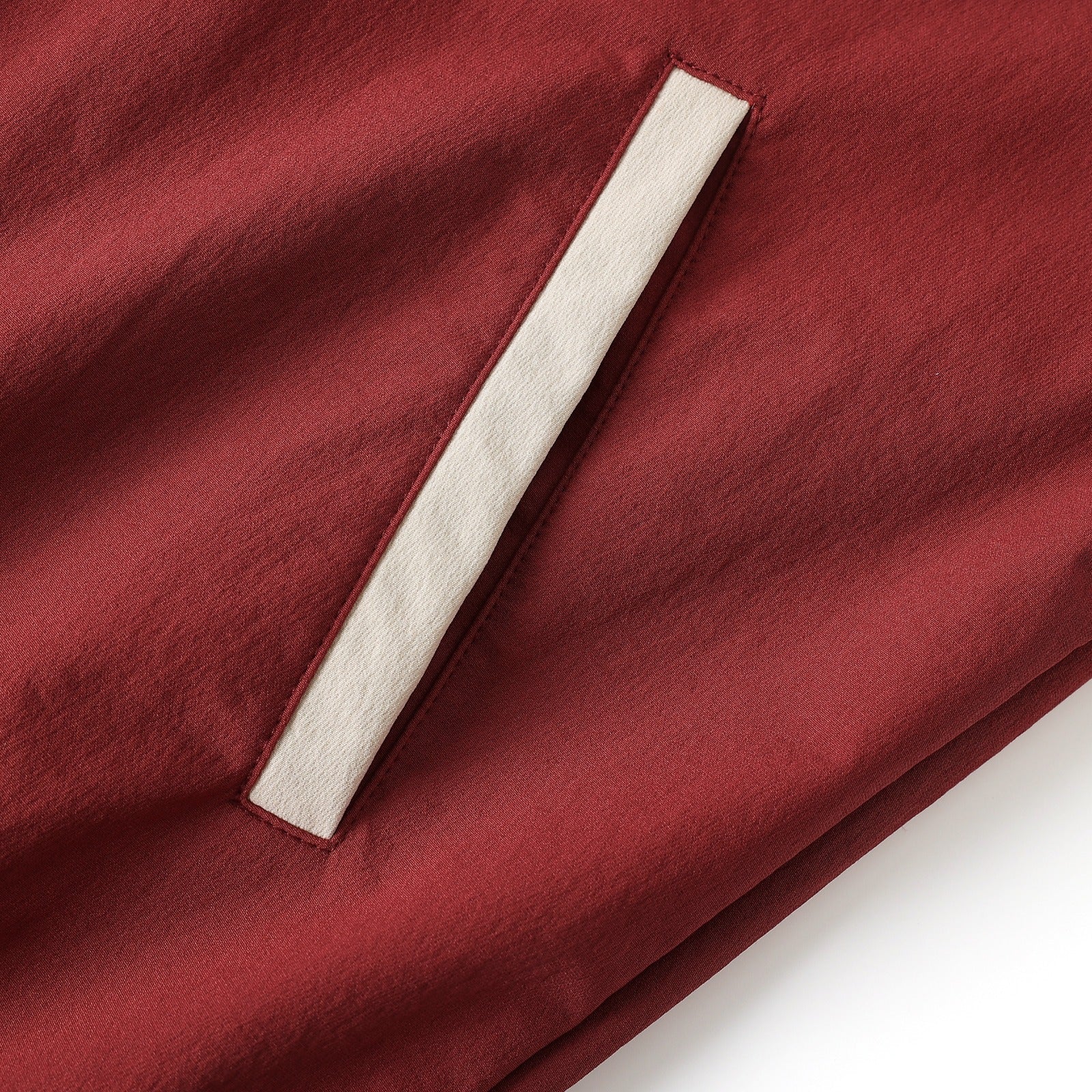 Kappa Crimson Full Zip Windbreaker Tech Jacket