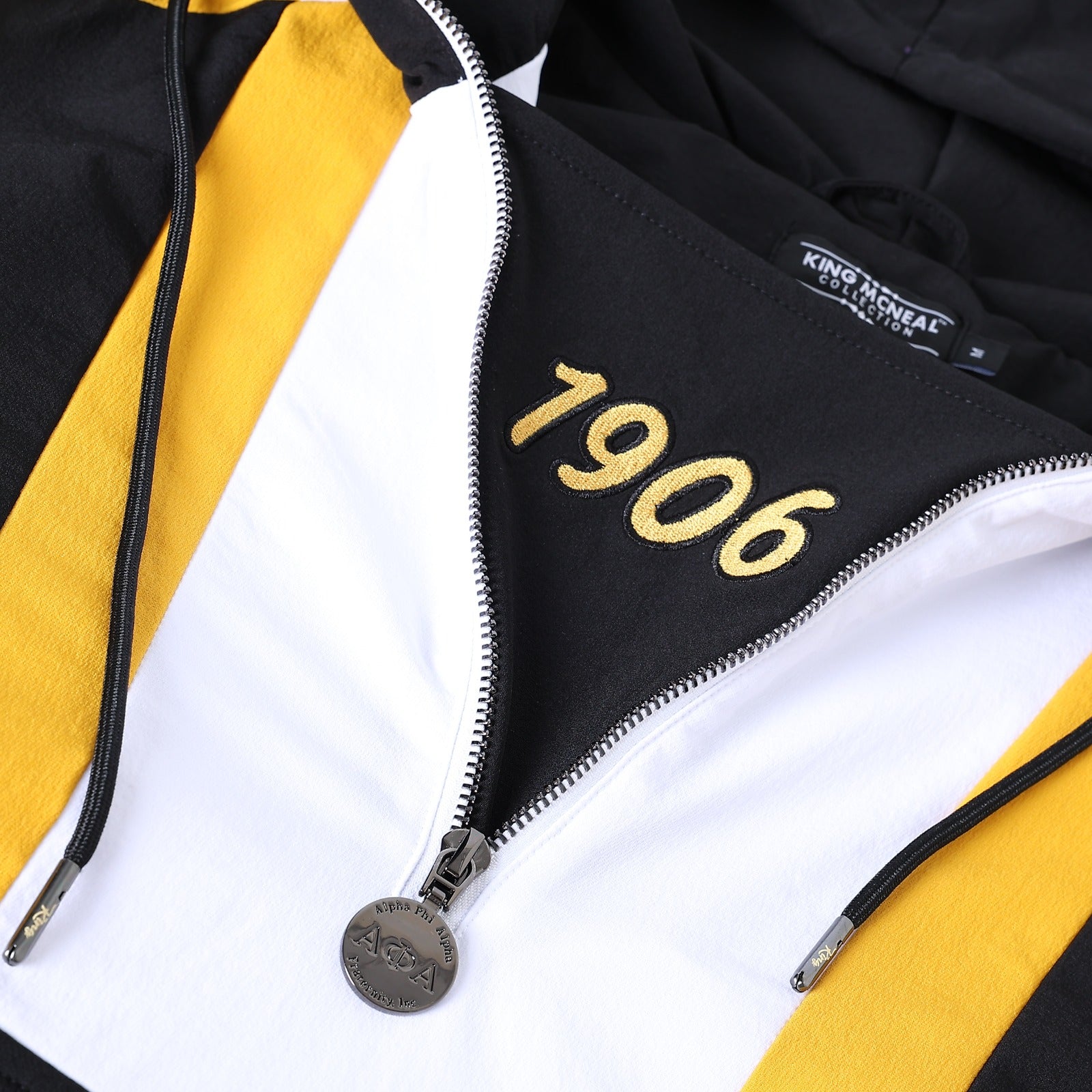 Alpha Black Windbreaker Tech Pullover