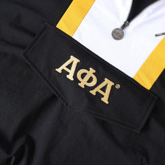 Alpha Black Windbreaker Tech Pullover