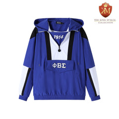 PBS Blue Windbreaker Tech Pullover