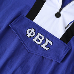 PBS Blue Windbreaker Tech Pullover
