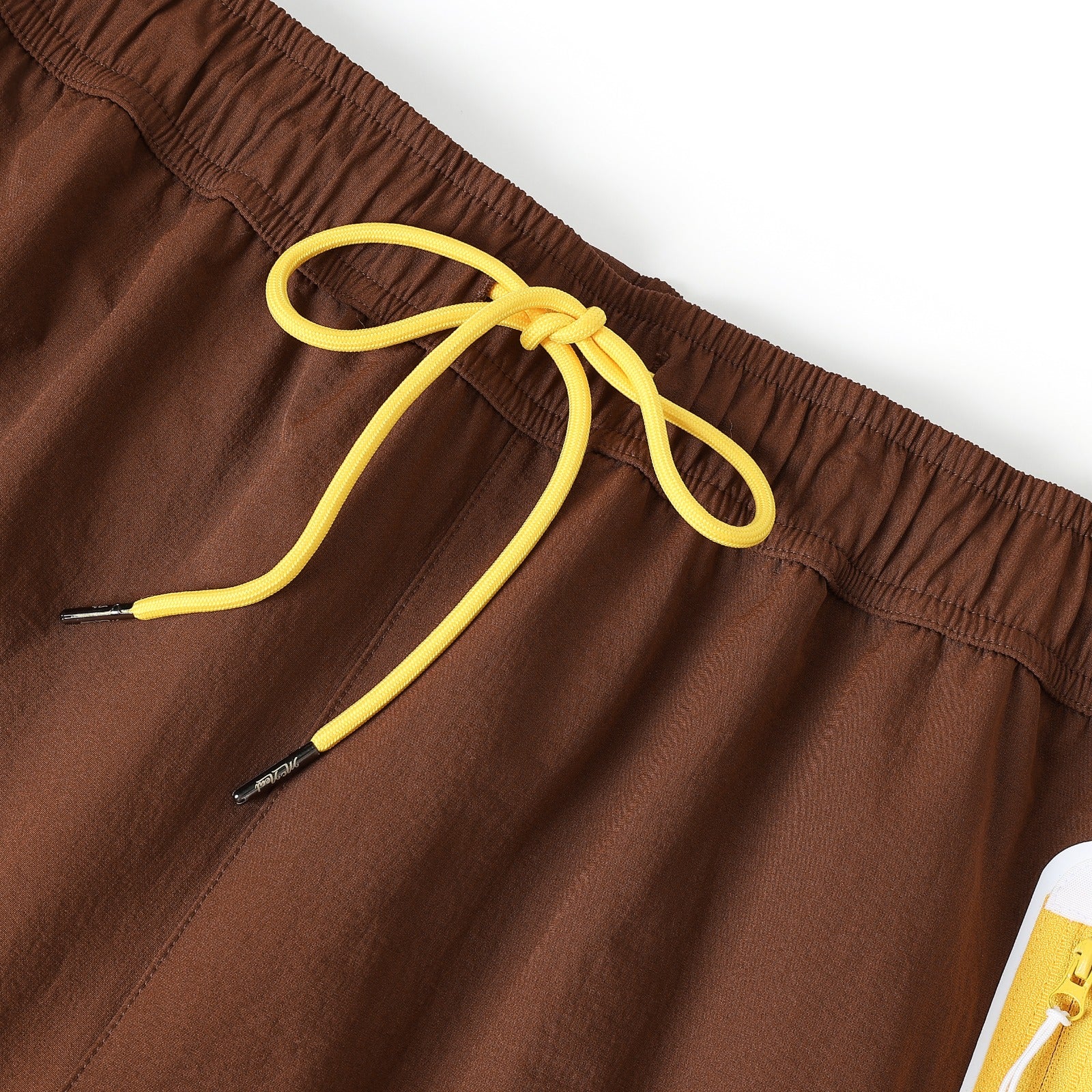 Iota Brown Windbreaker Tech Pants