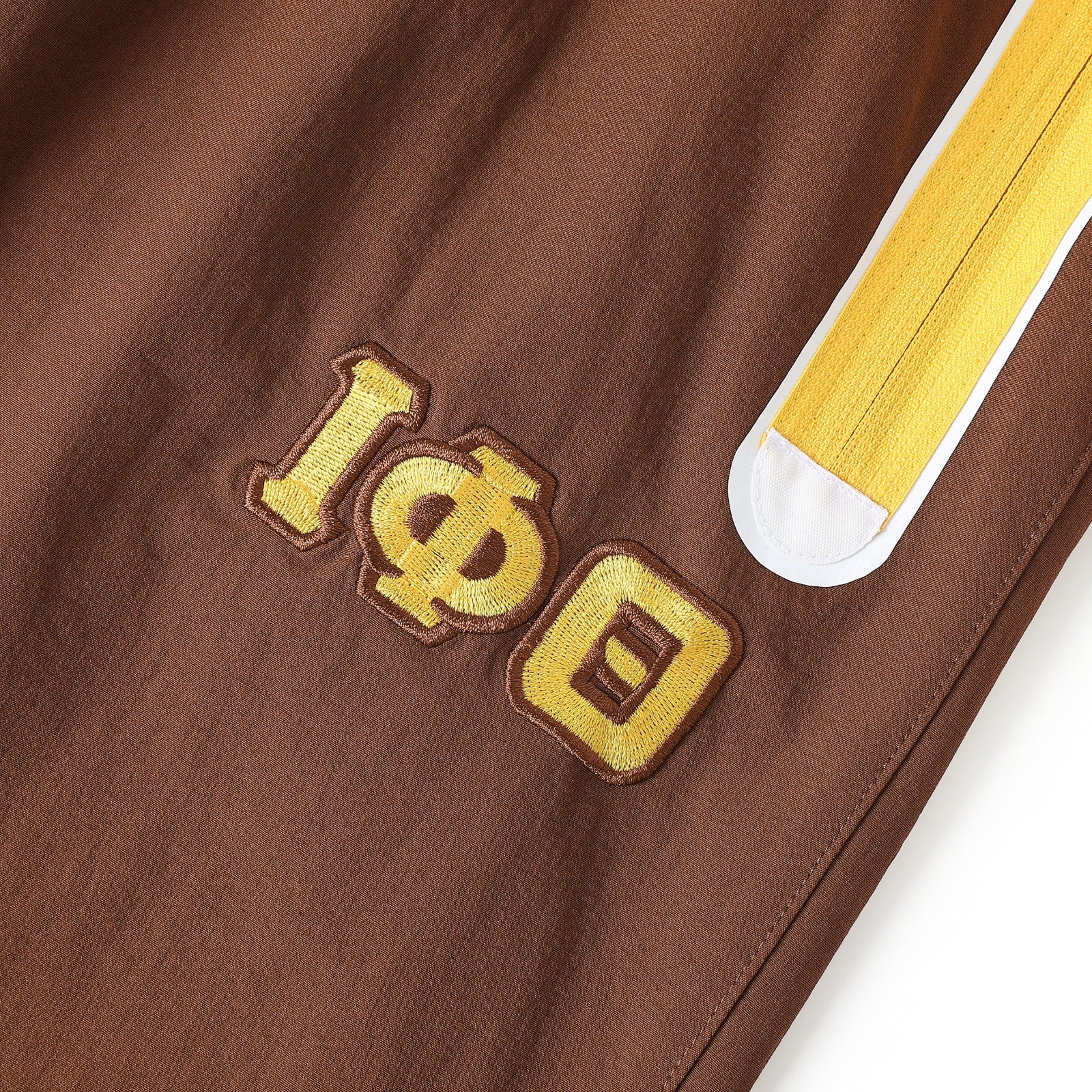 Iota Brown Windbreaker Tech Pants