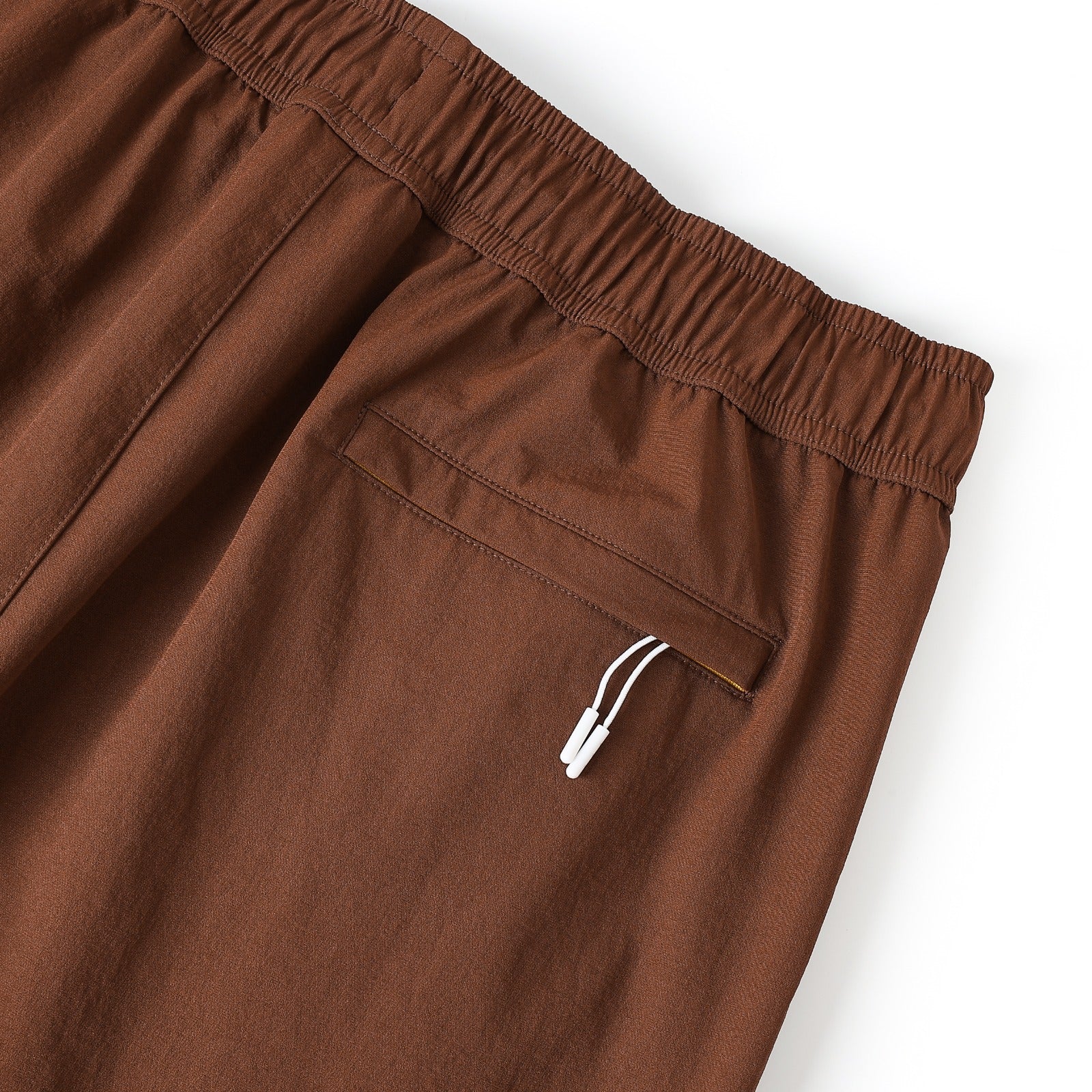 Iota Brown Windbreaker Tech Pants
