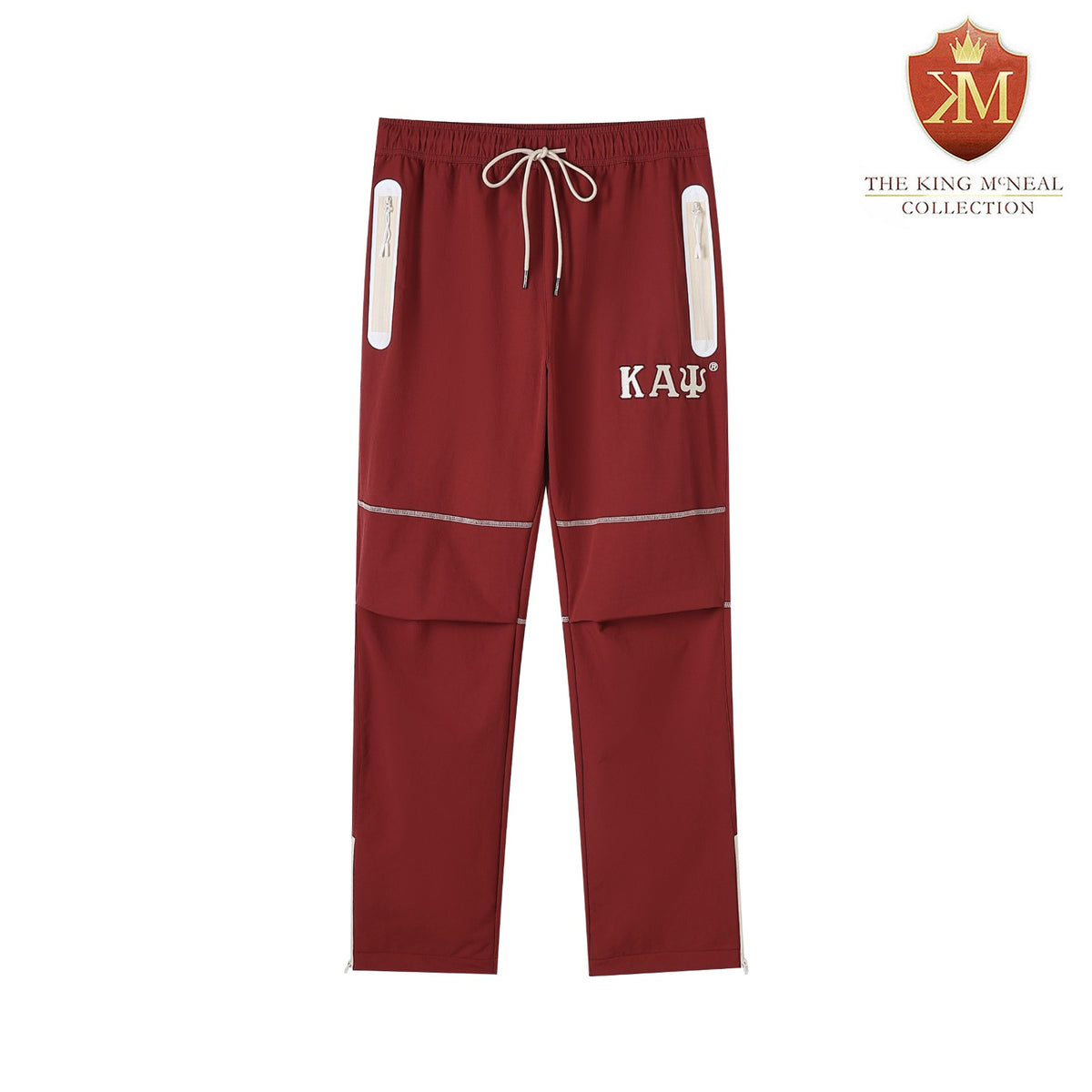 Kappa Crimson Windbreaker Tech Pants
