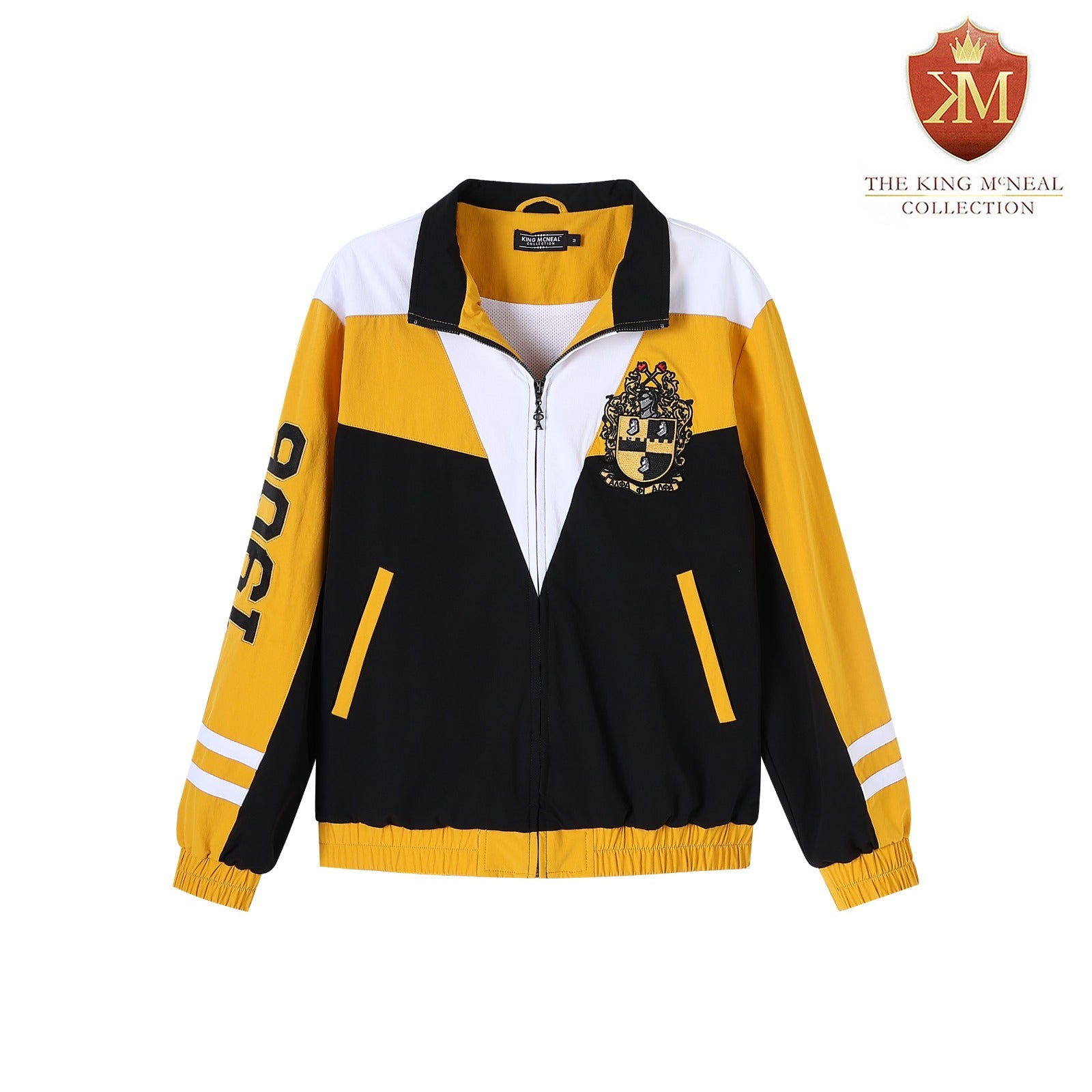 Alpha Phi Alpha Black Windbreaker Full Zip