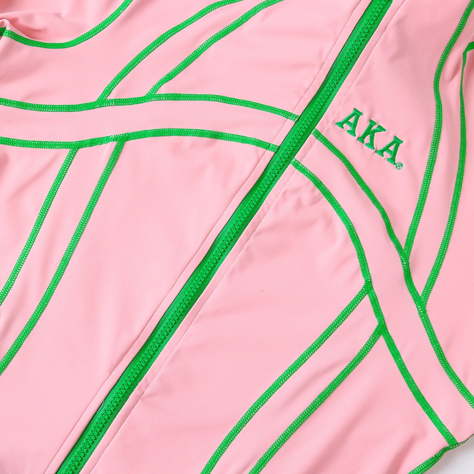 AKA Pink Full Zip Yoga Jacket