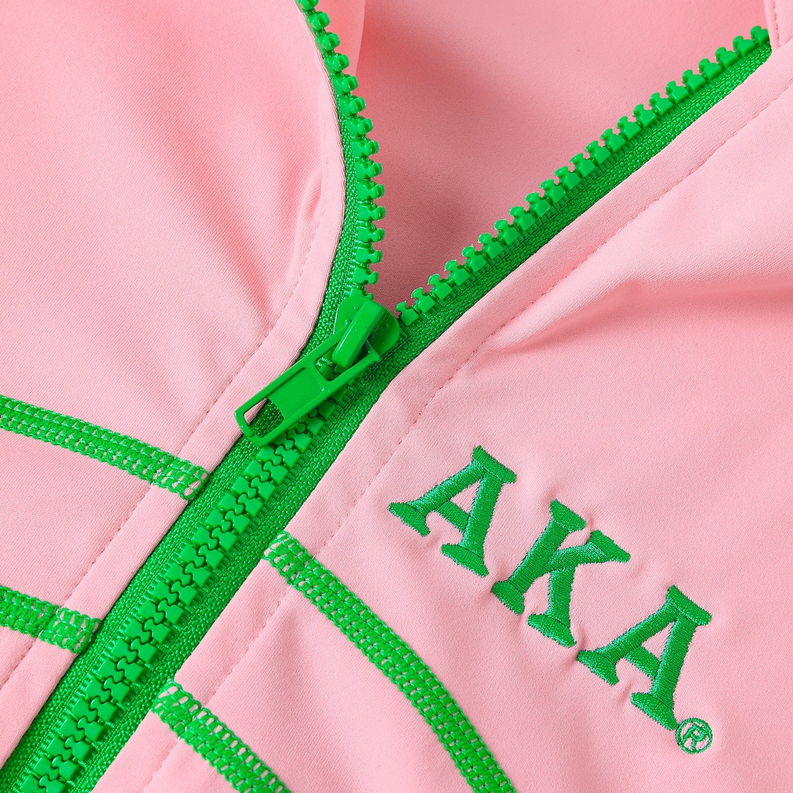 AKA Pink Full Zip Yoga Jacket