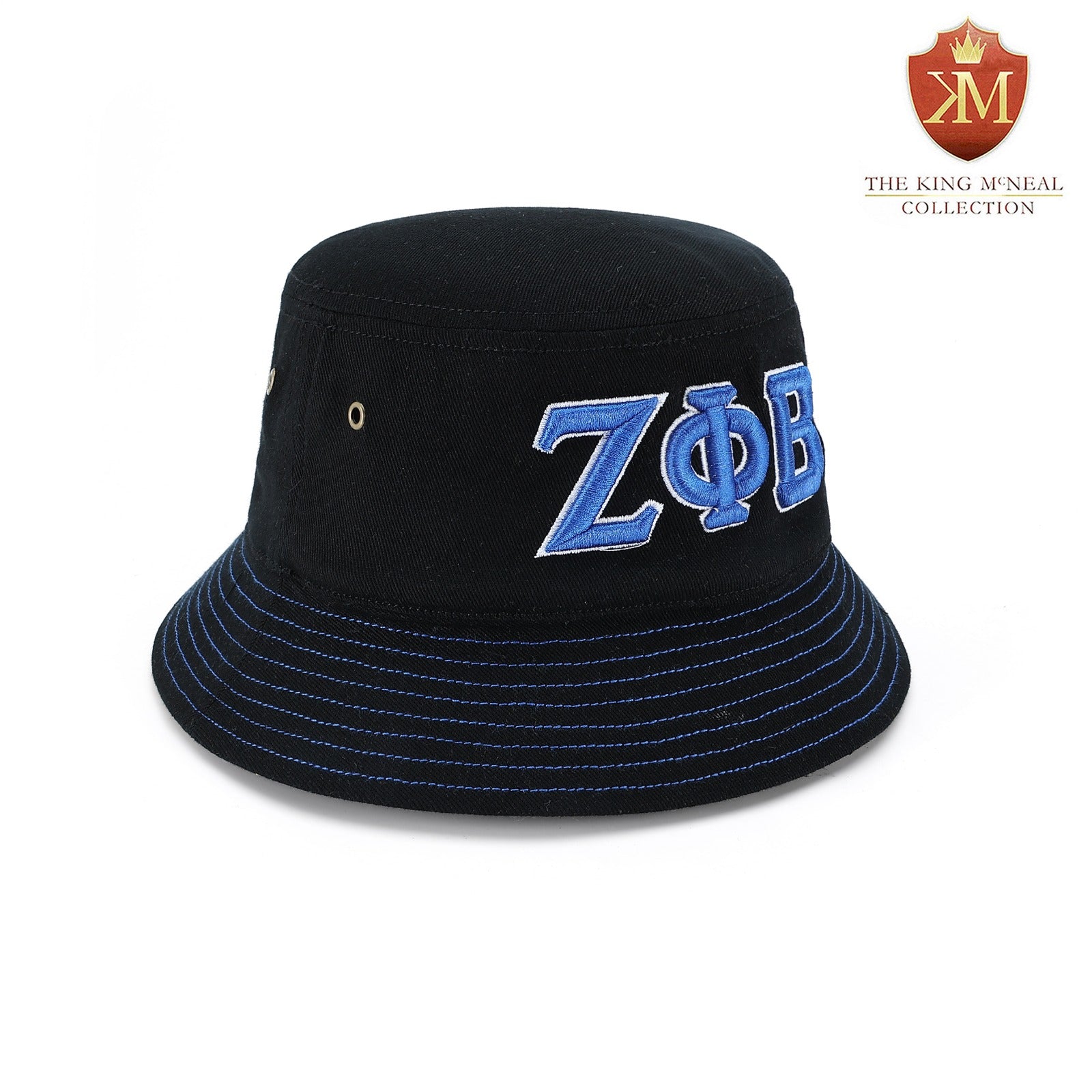 Zeta Phi Beta Black Bucket Hat