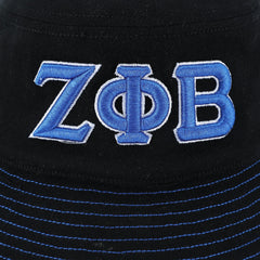 Zeta Phi Beta Black Bucket Hat