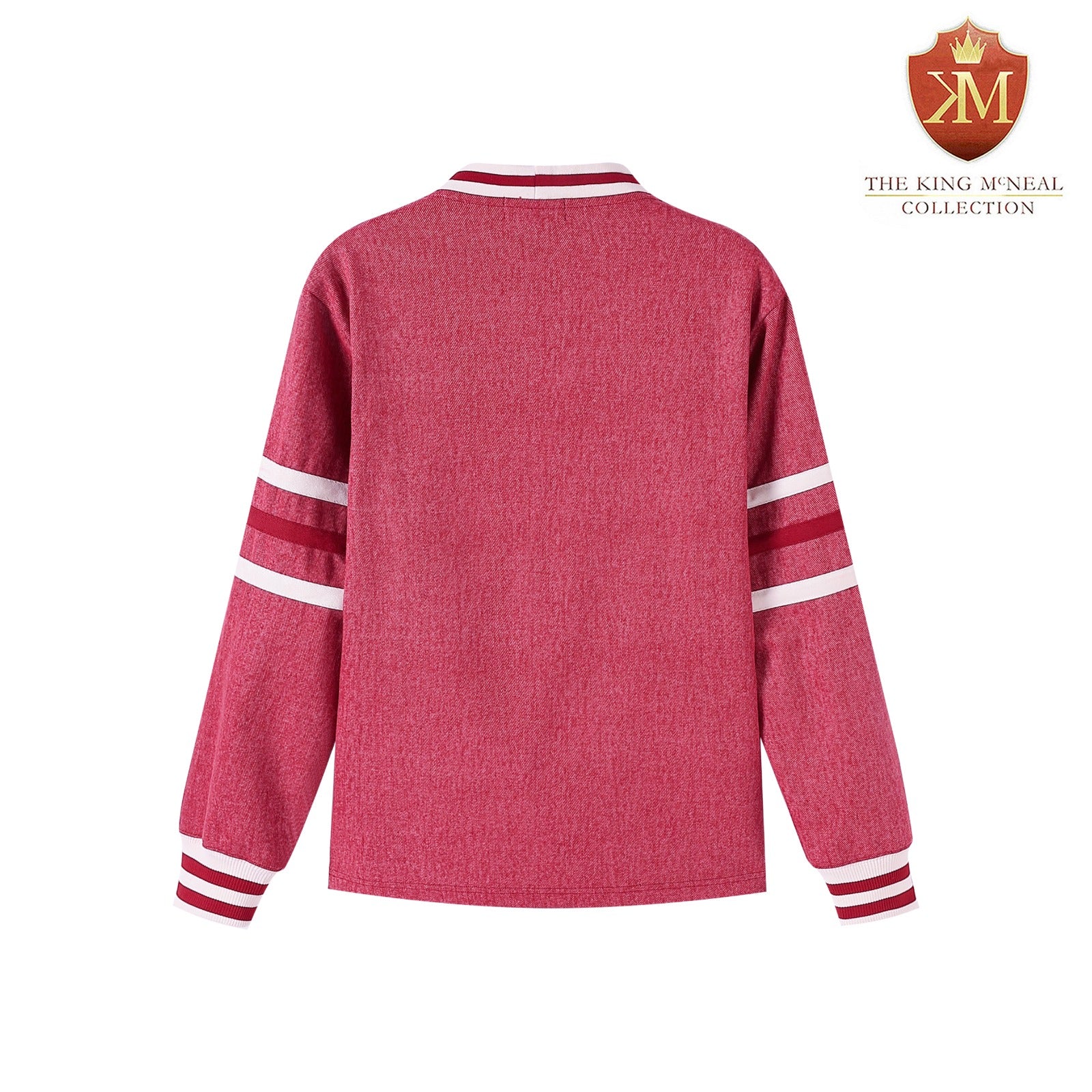Delta Crimson Denim Cardigan Unisex Fit
