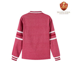 Delta Crimson Denim Cardigan Unisex Fit