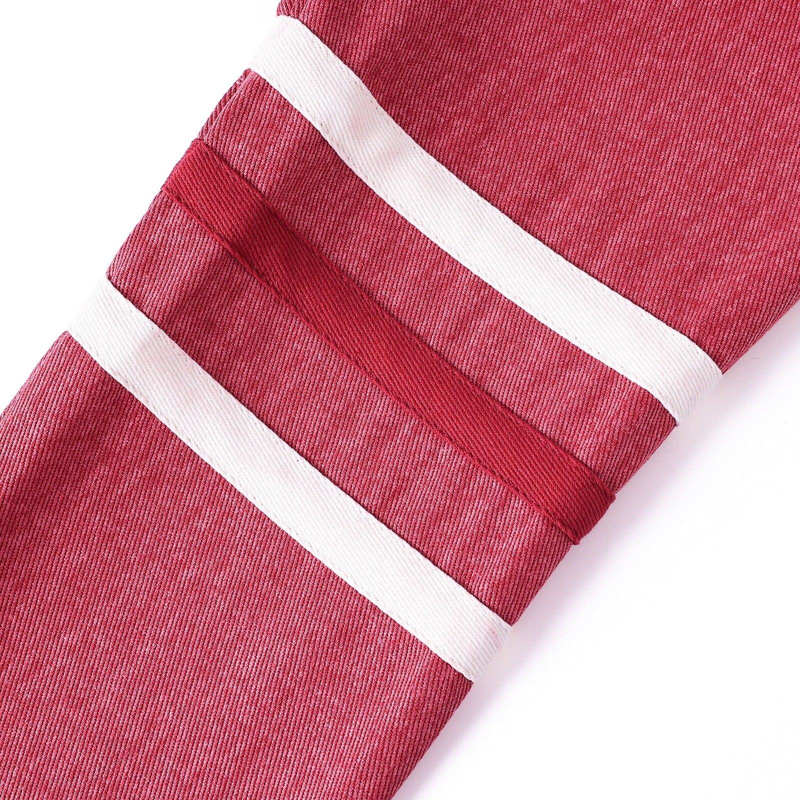 Delta Crimson Denim Cardigan Unisex Fit