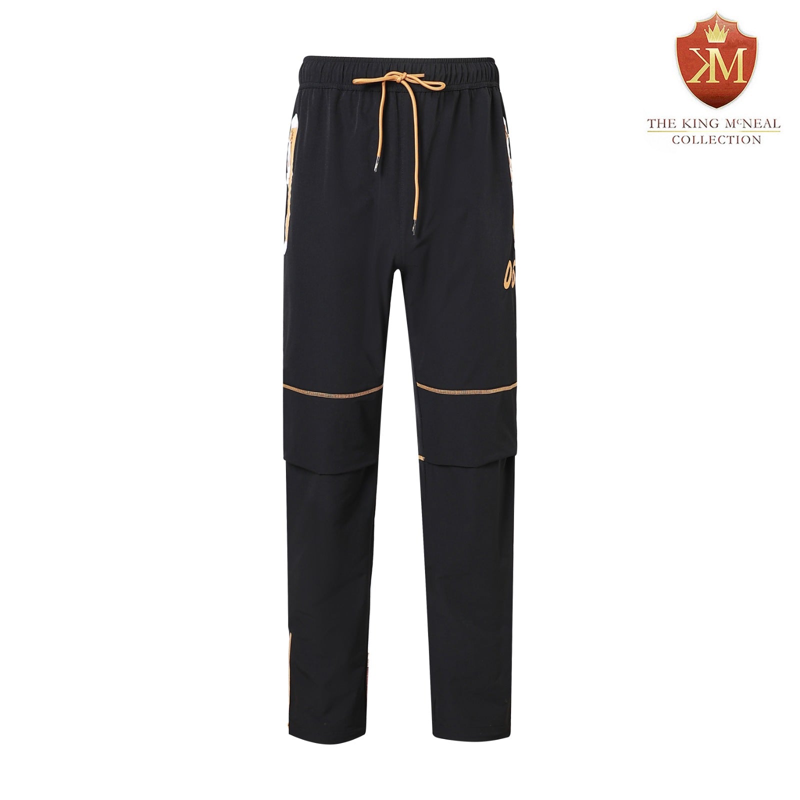 Alpha Black Windbreaker Tech Pants