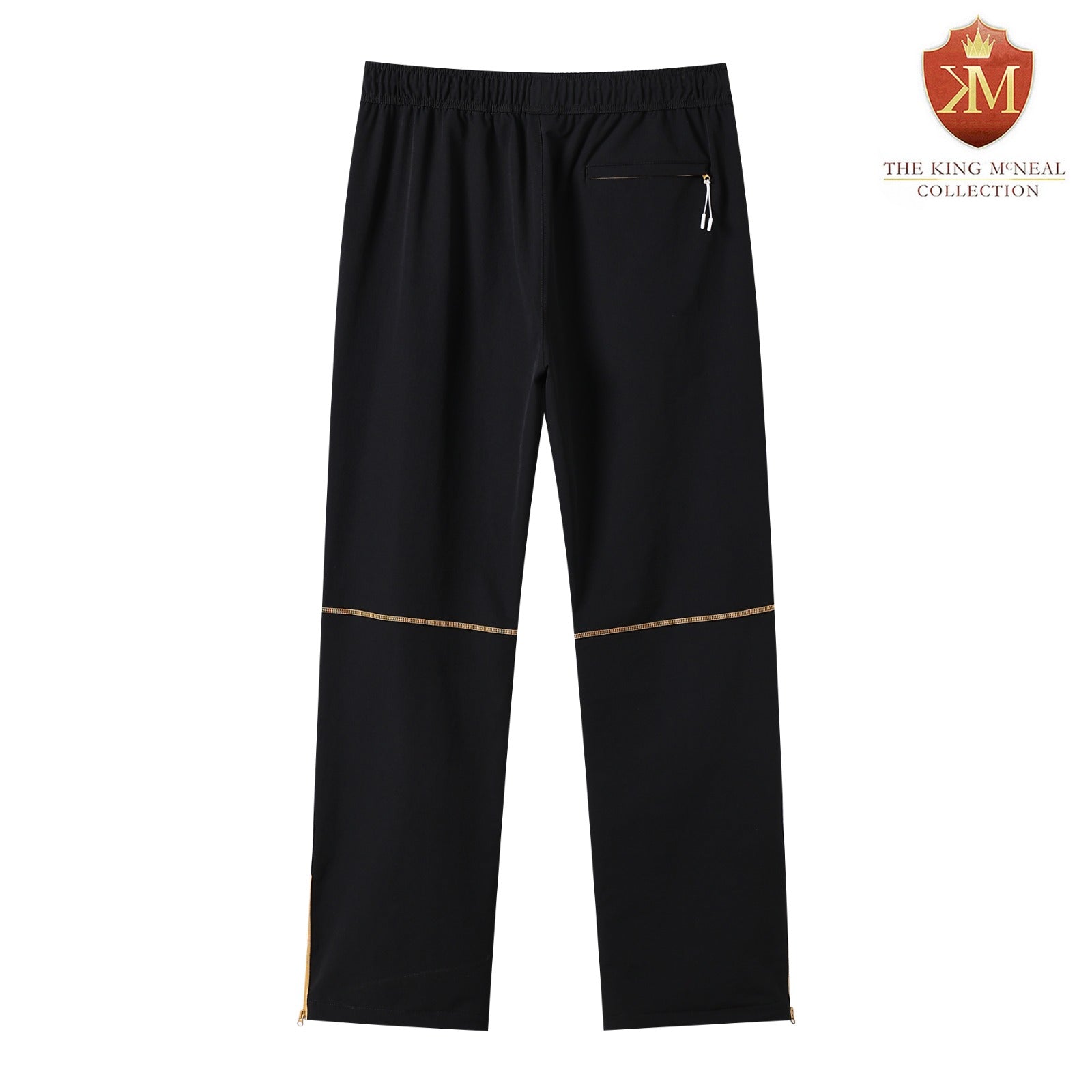 Alpha Black Windbreaker Tech Pants