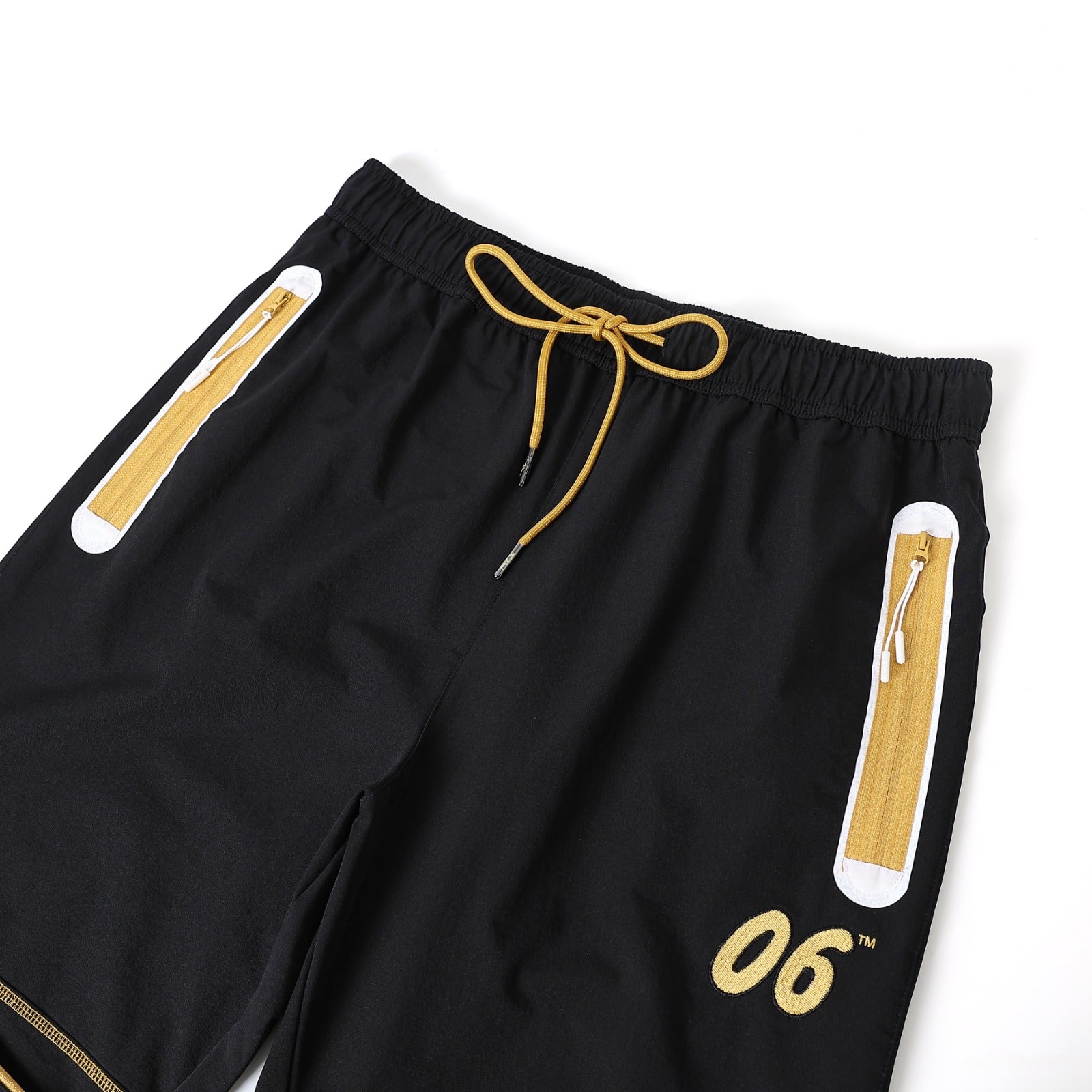 Alpha Black Windbreaker Tech Pants