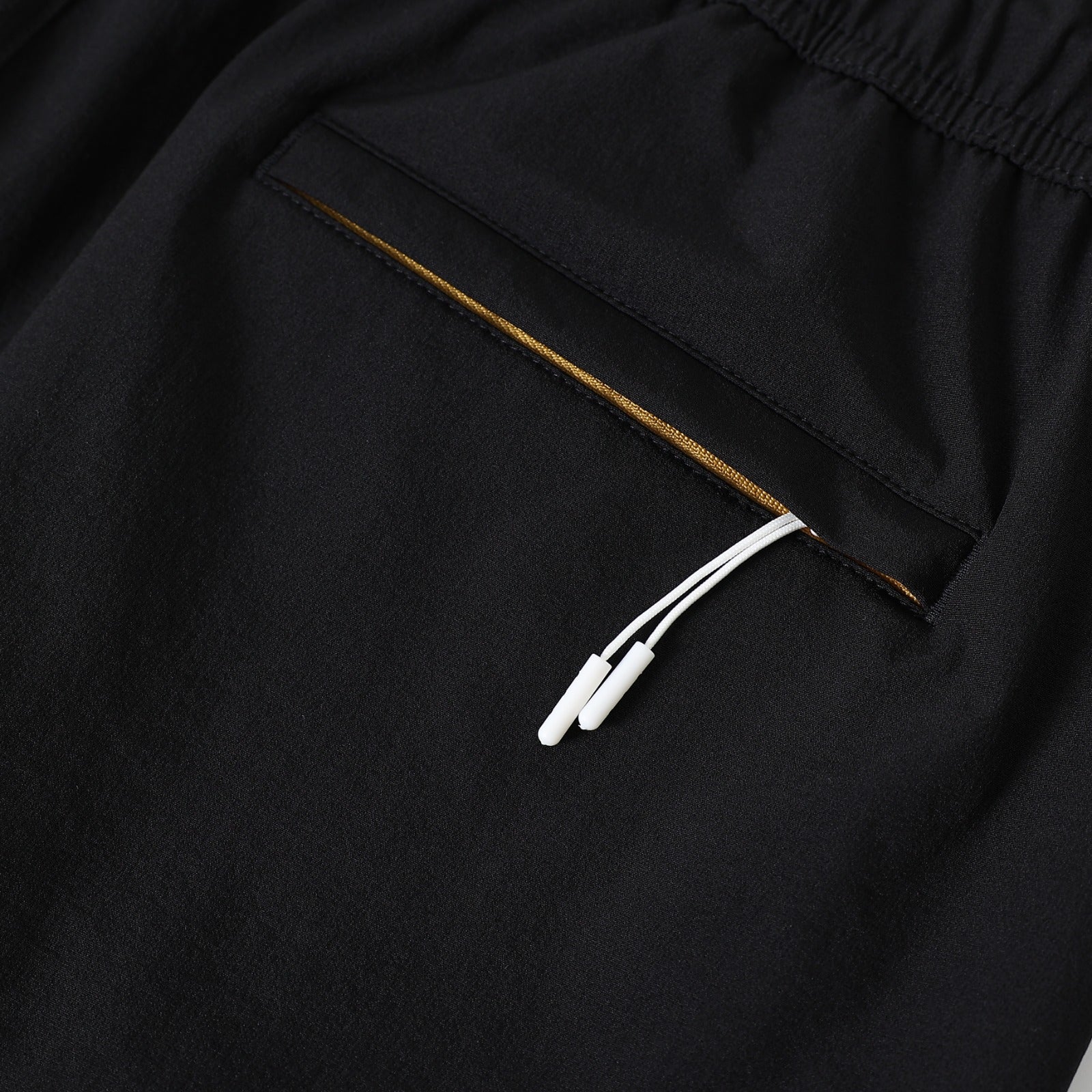 Alpha Black Windbreaker Tech Pants