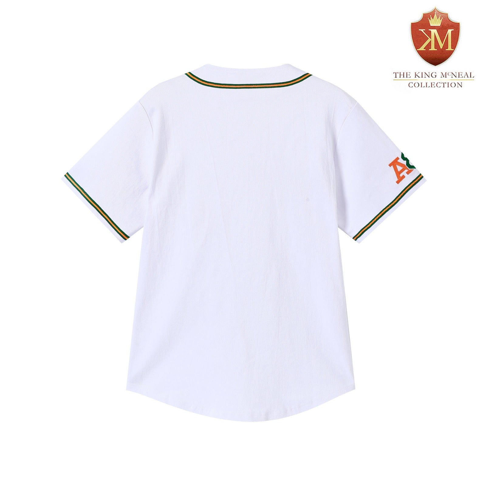 FAMU Rattlers White Button Up Baseball Jersey (Unisex)
