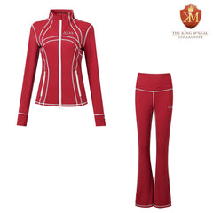 Delta Crimson Full Zip Yoga Jacket