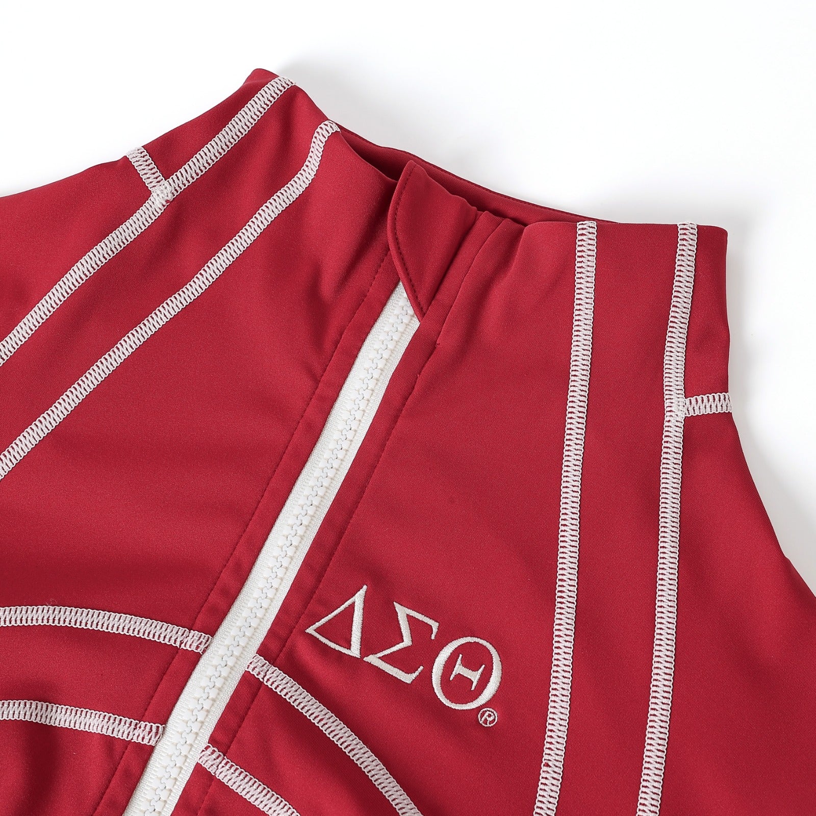Delta Crimson Full Zip Yoga Jacket