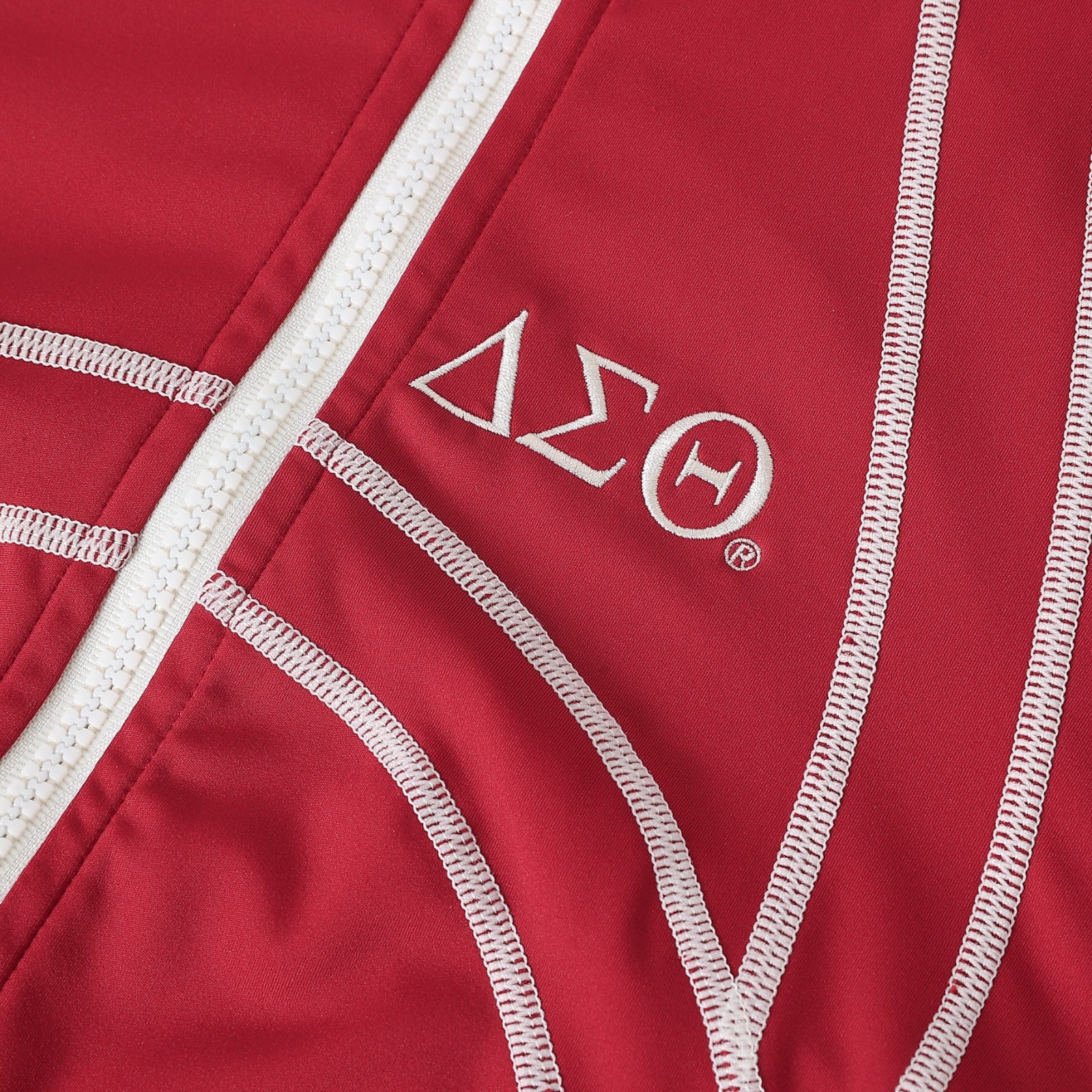 Delta Crimson Full Zip Yoga Jacket