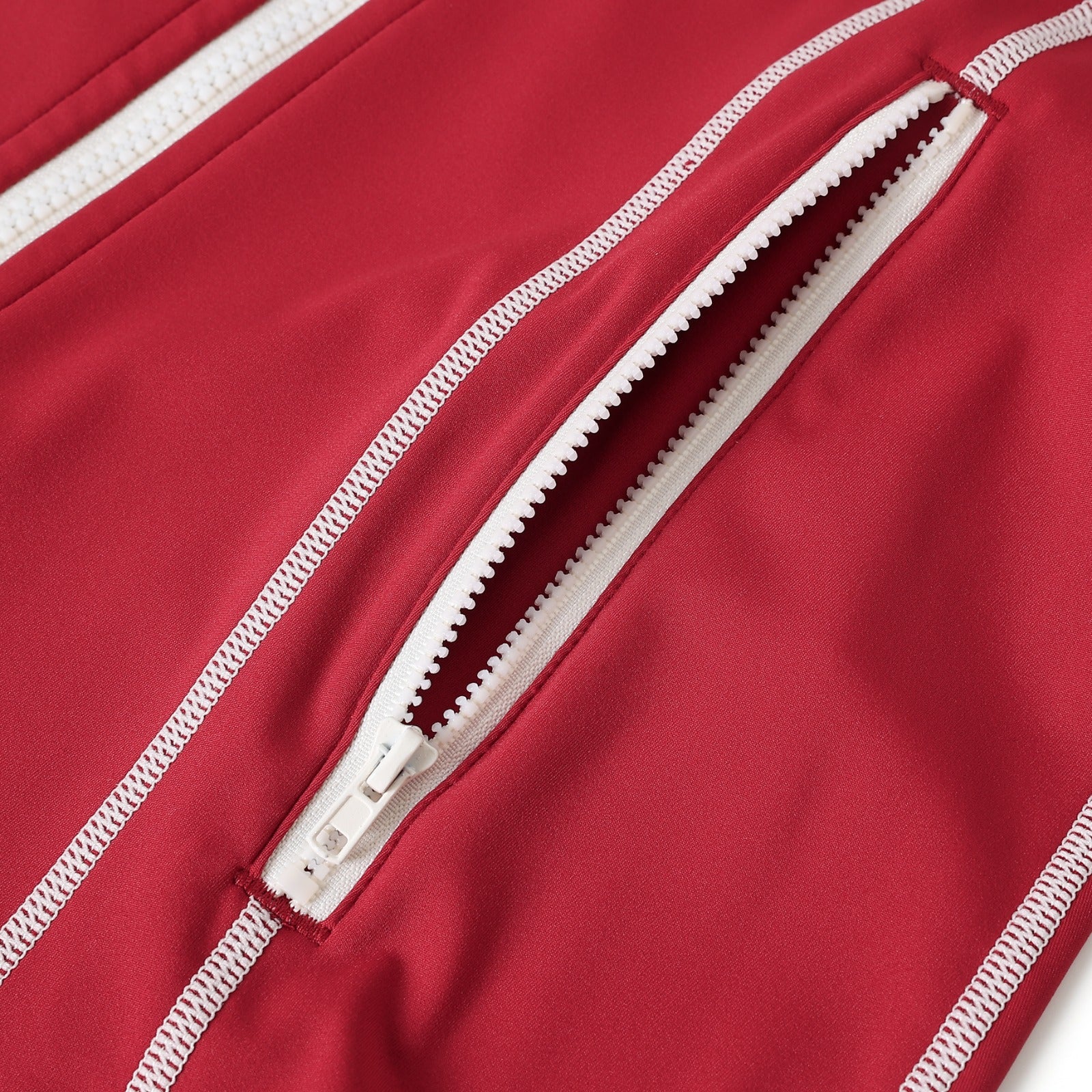 Delta Crimson Full Zip Yoga Jacket