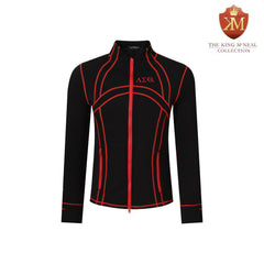 Delta Black Full Zip Yoga Jacket