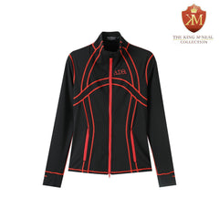 Delta Black Full Zip Yoga Jacket